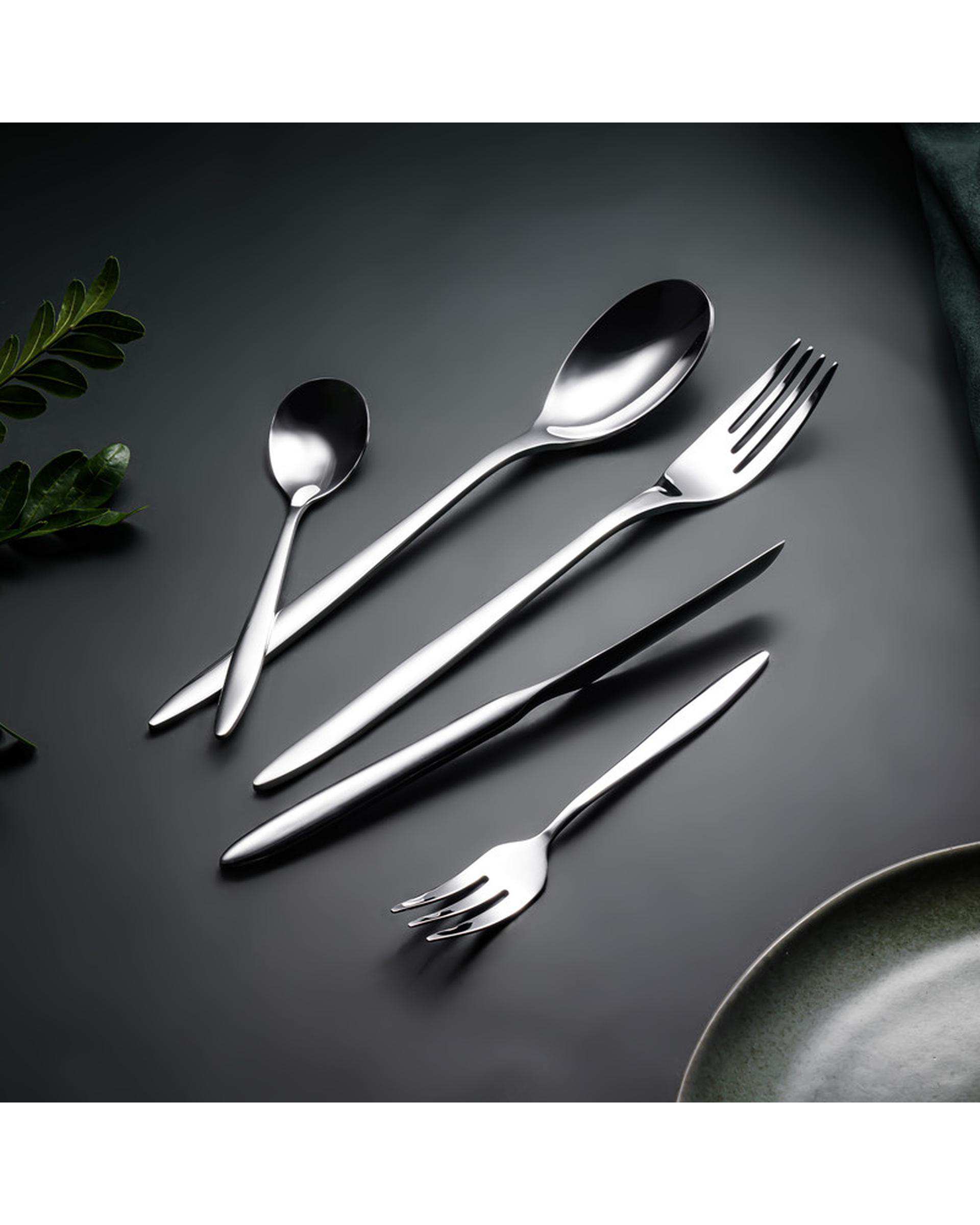 سرویس قاشق و چنگال 136 پارچه 18 نفره جی فی نی Giffini مدل 09