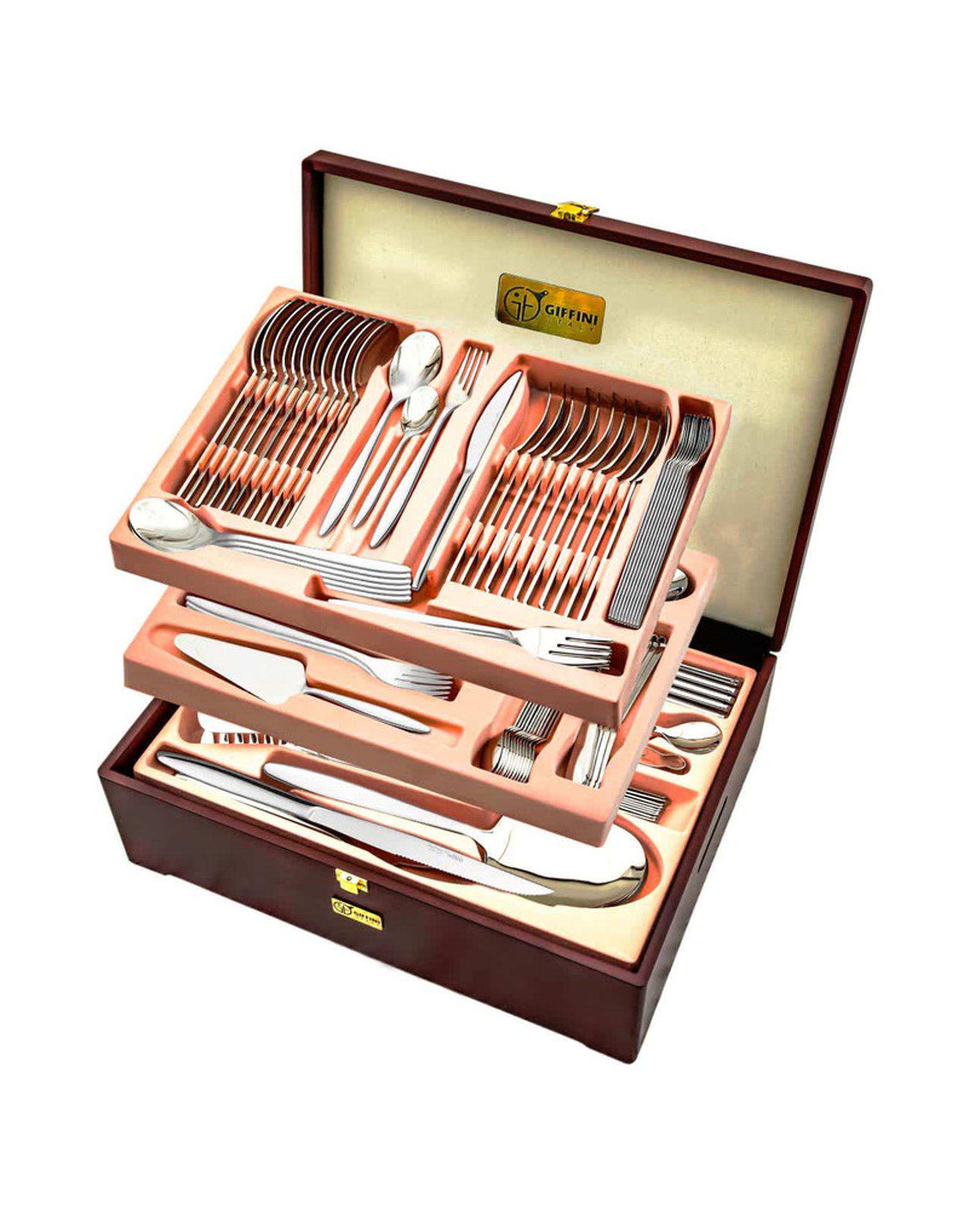 سرویس قاشق و چنگال 155 پارچه 24 نفره جی فی نی Giffini مدل 09