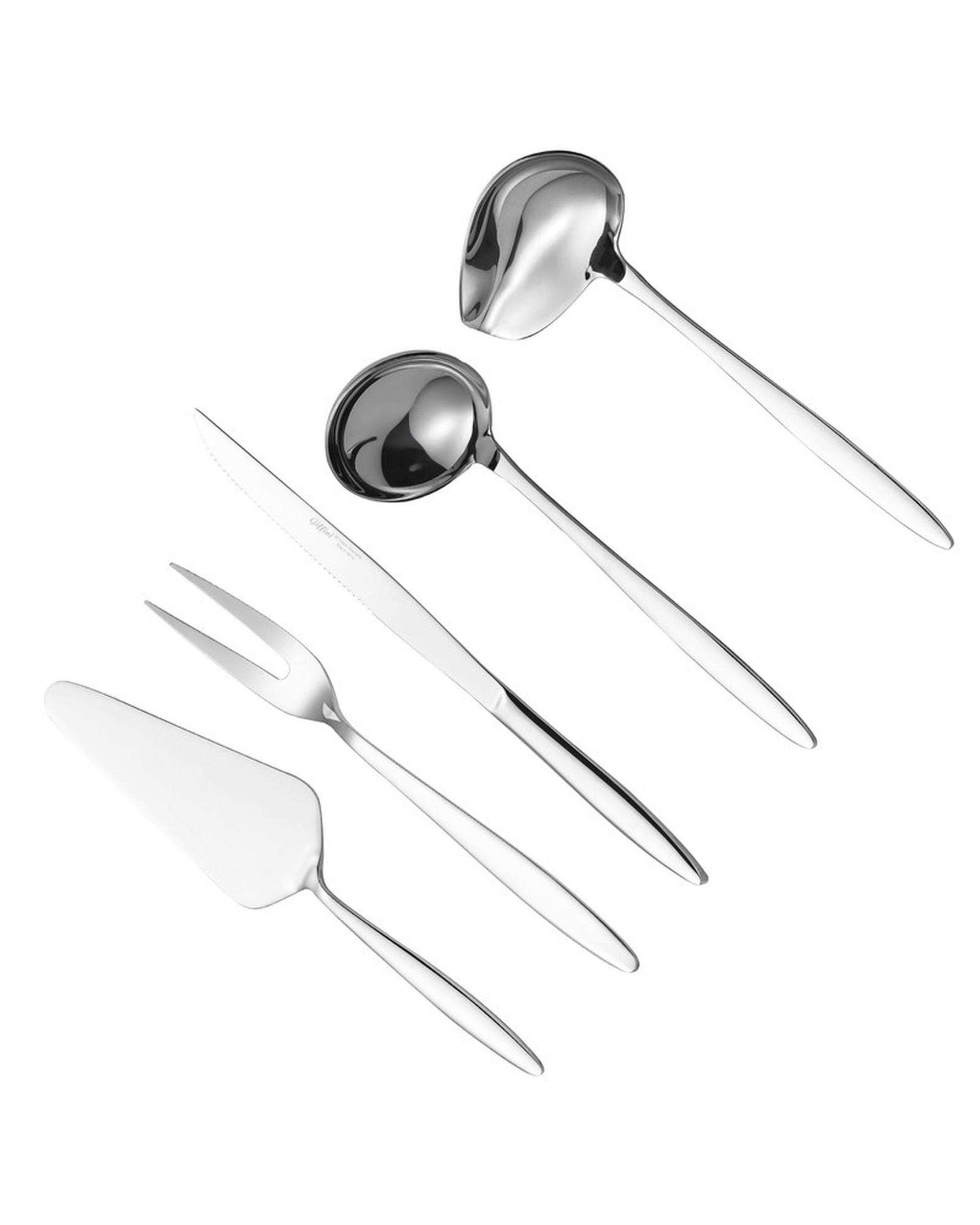 سرویس کفگیر و ملاقه 5 پارچه جی فی نی Giffini مدل 09