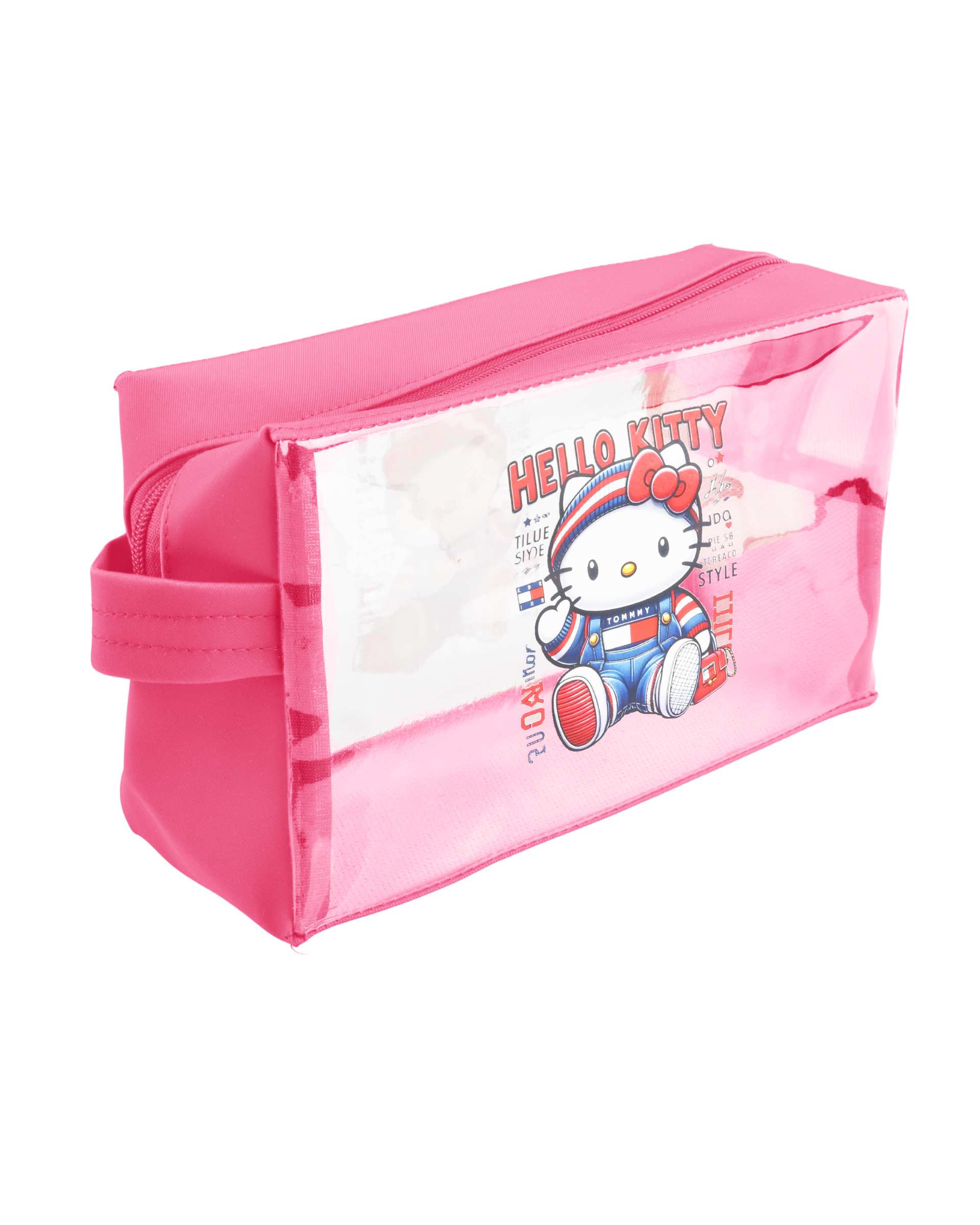 کیف لوازم آرایش صورتی مدل هلو کیتی