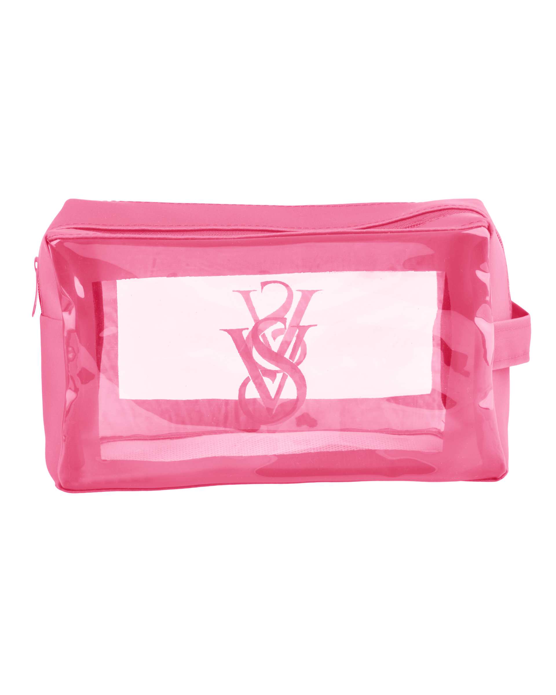 کیف لوازم آرایش صورتی مدل V