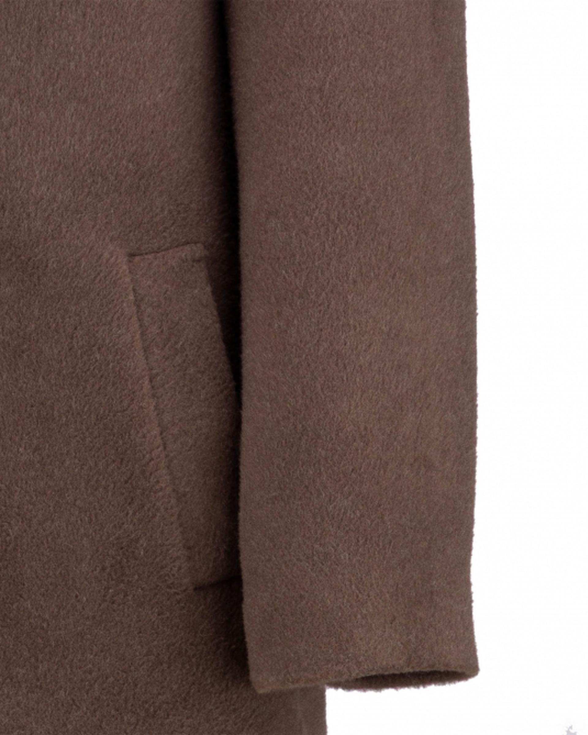 پالتو زنانه فوتر قهوه ای السانا Elsana مدل لاچین کد 2365