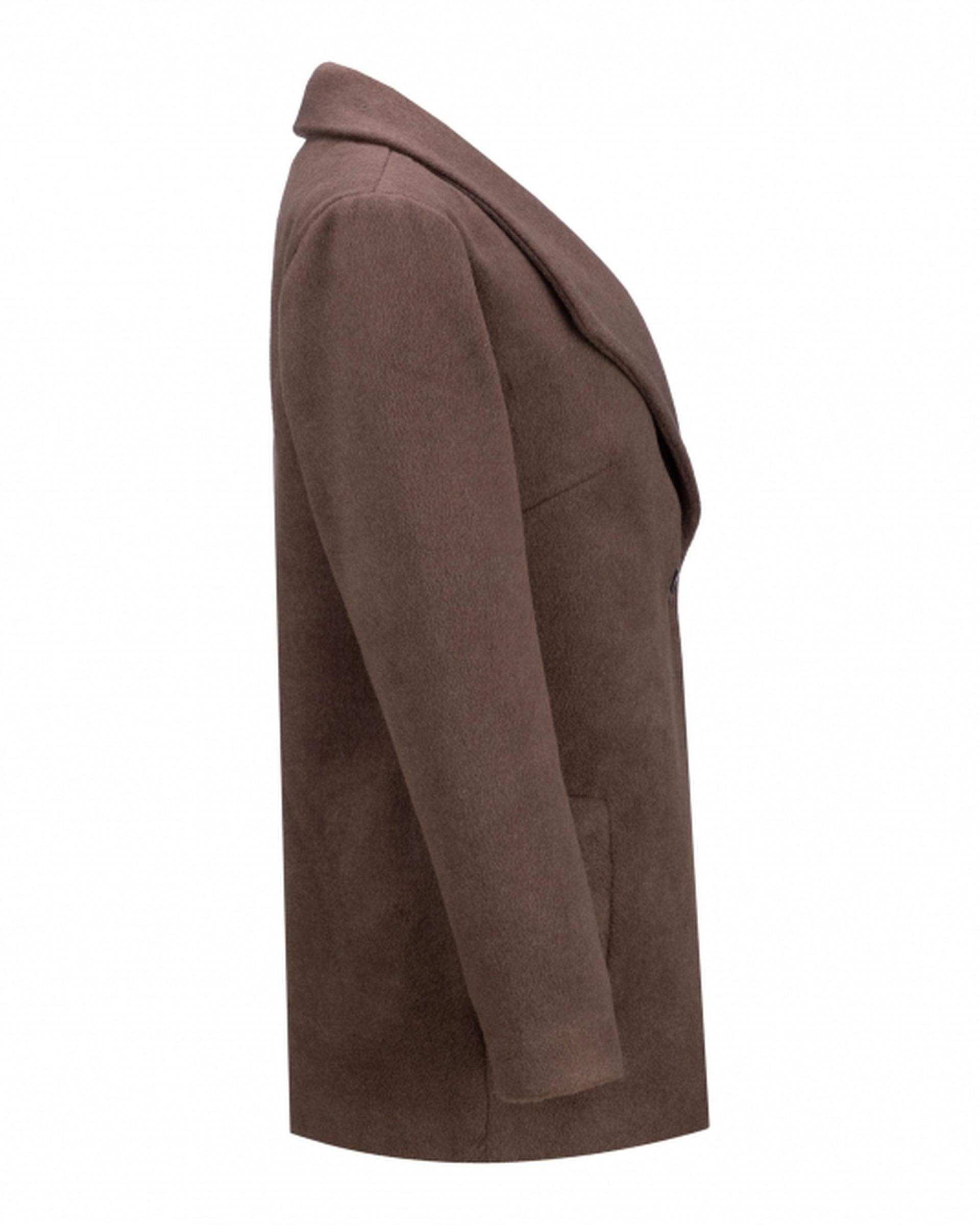 پالتو زنانه فوتر قهوه ای السانا Elsana مدل لاچین کد 2365