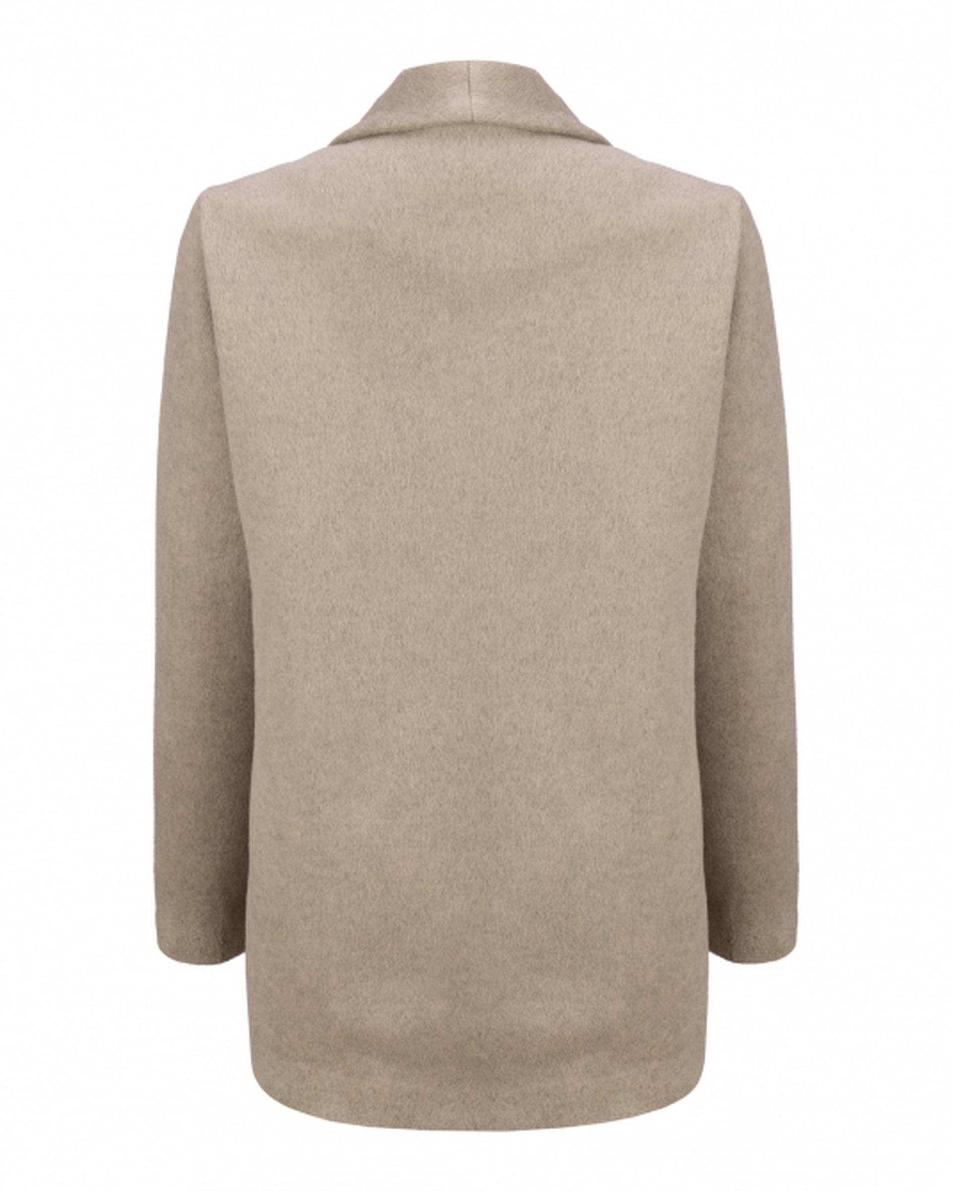 پالتو زنانه فوتر خاکی السانا Elsana مدل لاچین کد 2365