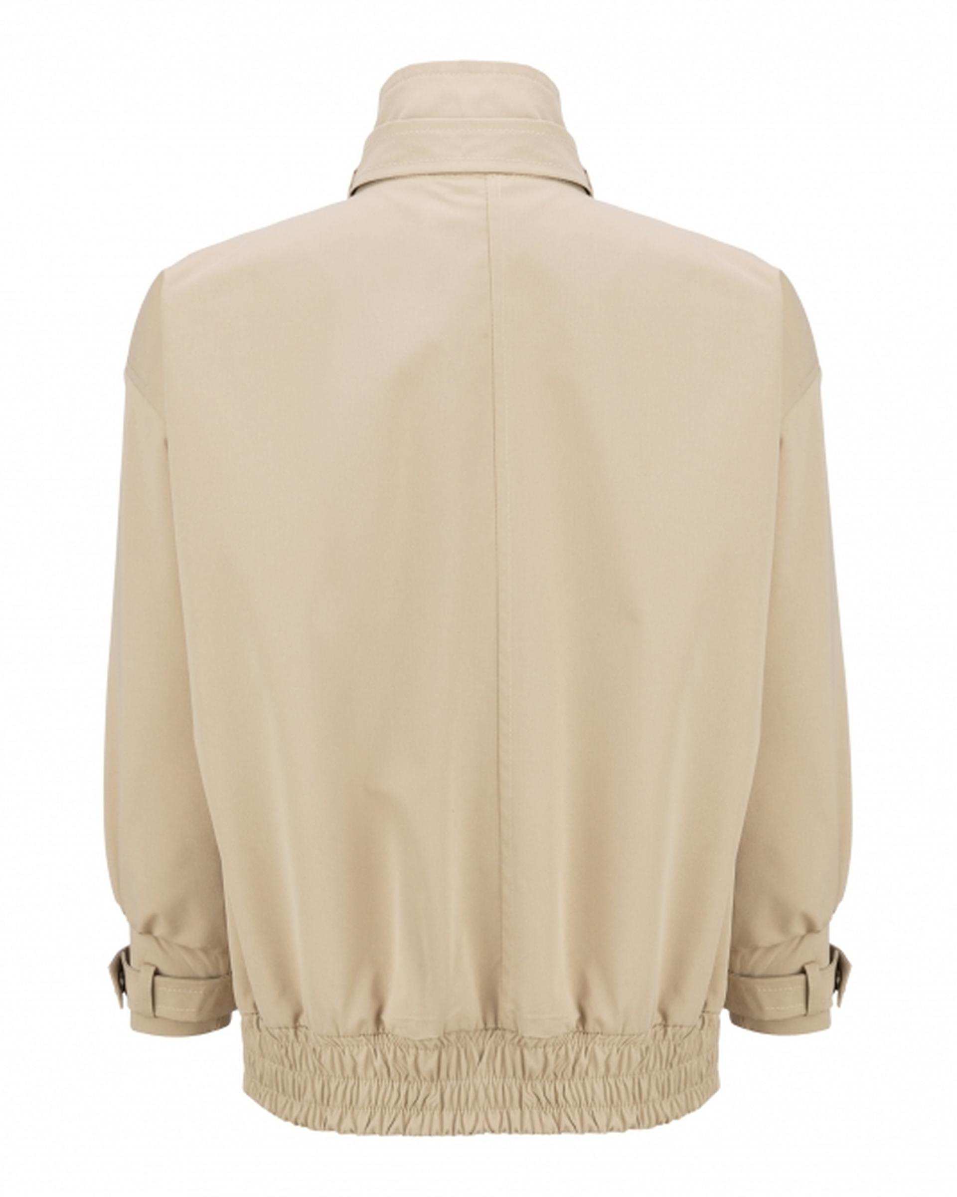 بامبر جکت زنانه کتان کرم السانا Elsana مدل شانلی کد 2371