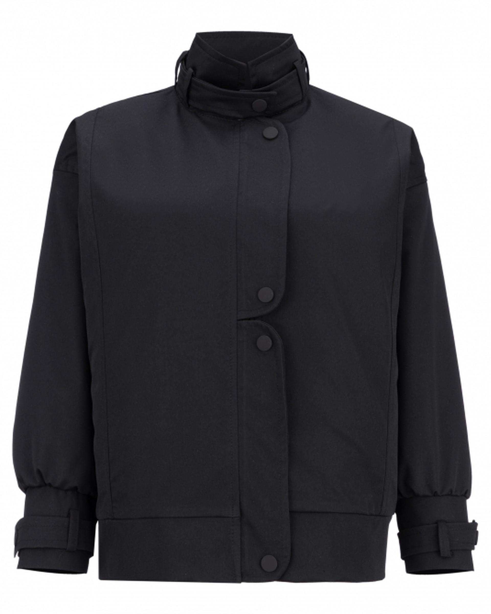 بامبر جکت زنانه کتان سرمه ای تیره السانا Elsana مدل شانلی کد 2371