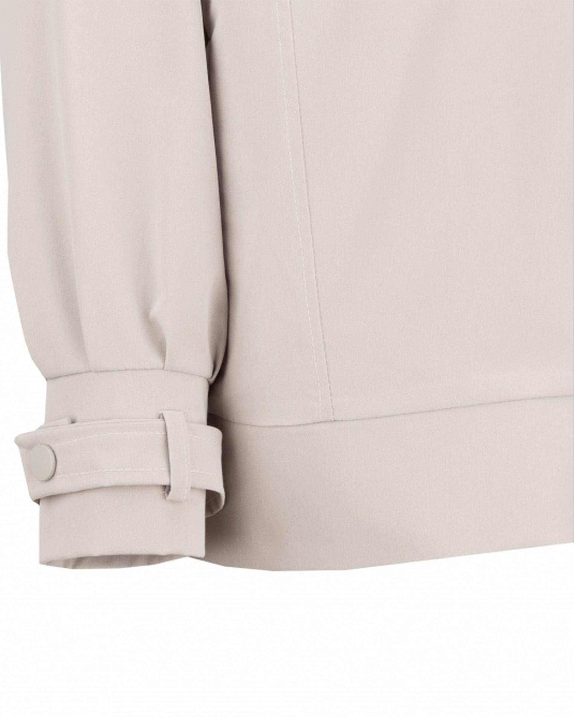 بامبر جکت زنانه کتان استخوانی السانا Elsana مدل شانلی کد 2371