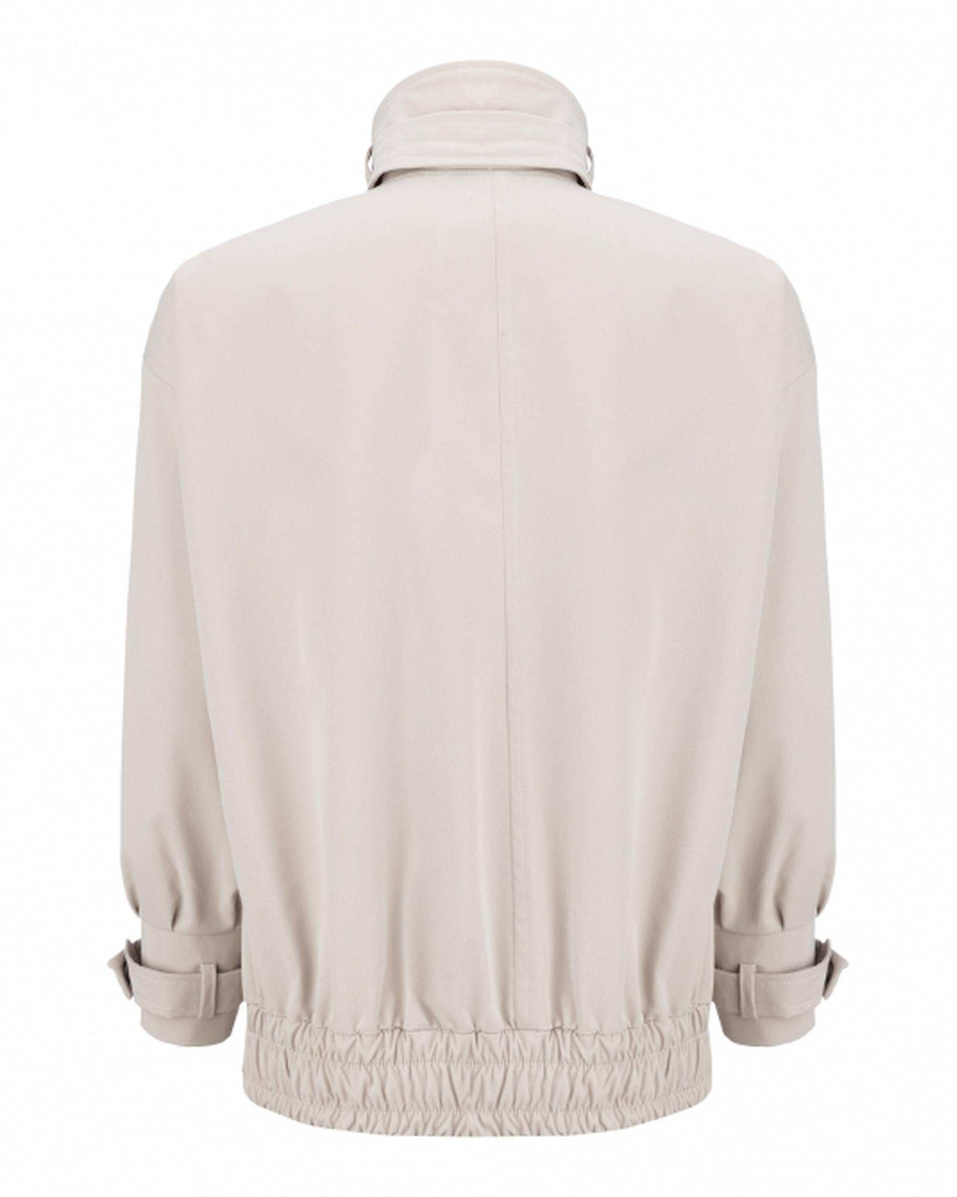 بامبر جکت زنانه کتان استخوانی السانا Elsana مدل شانلی کد 2371