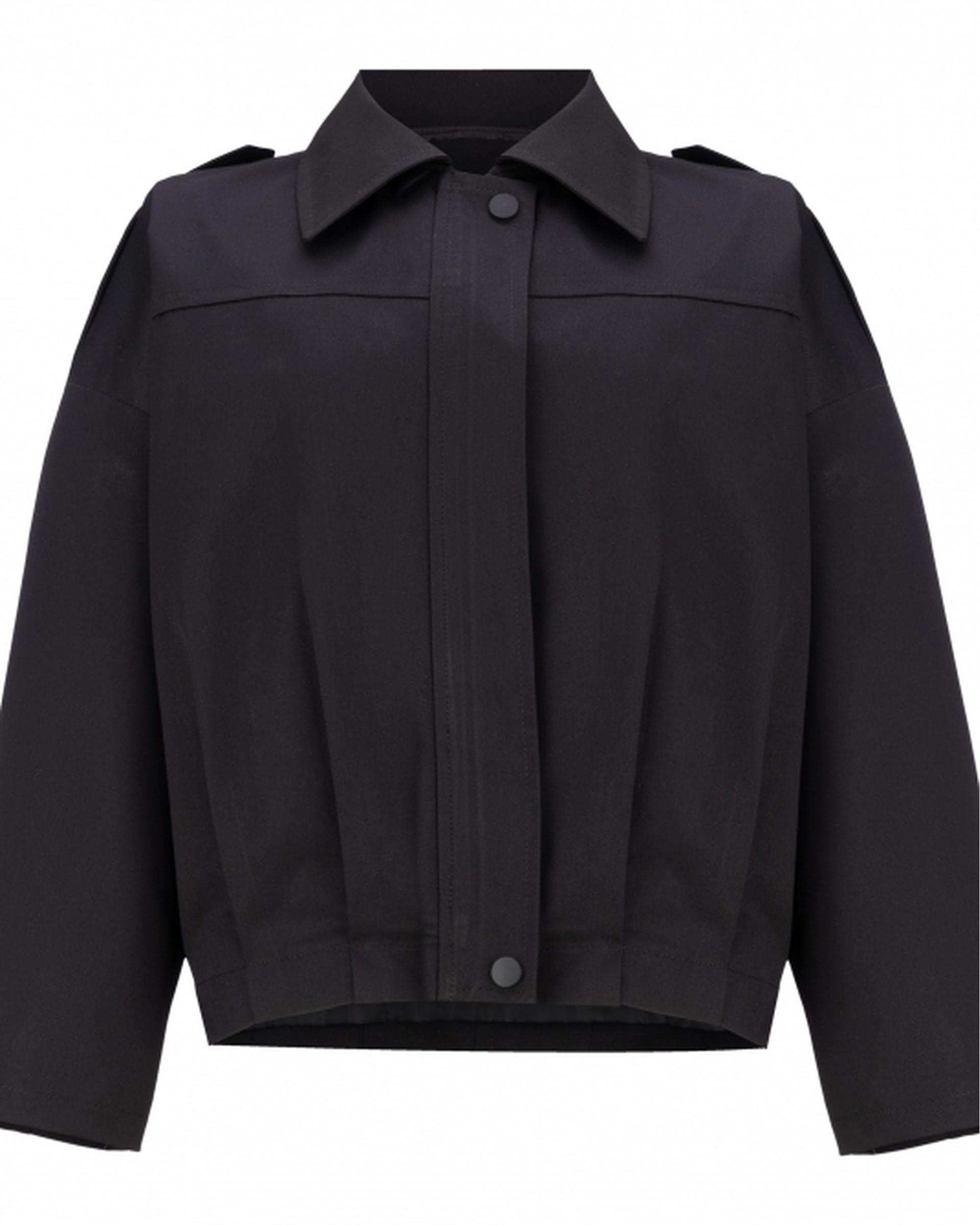 بامبر جکت زنانه کتان زارا مشکی السانا Elsana مدل لاویا کد 2374