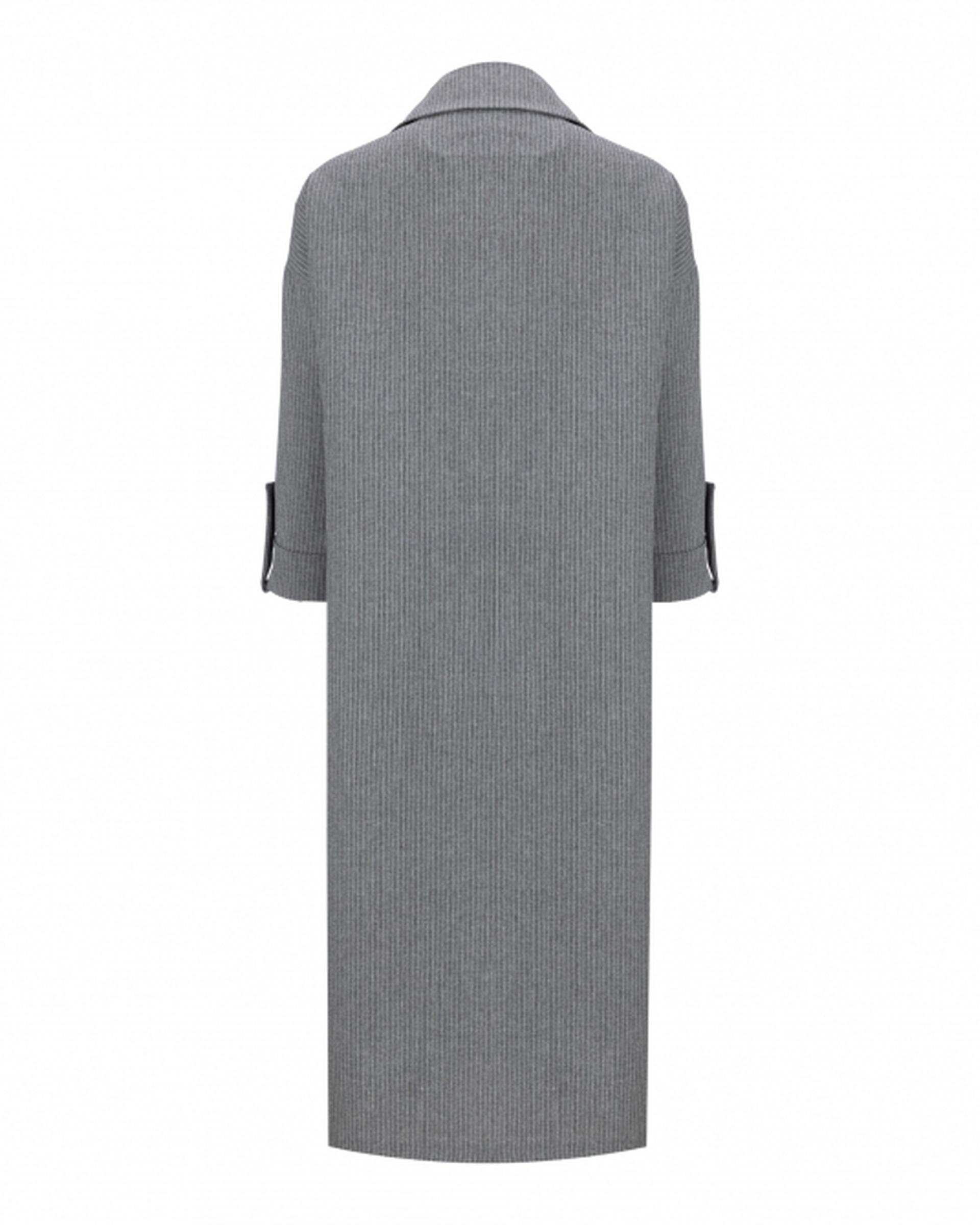 مانتو بلند زنانه دیپلمات طوسی السانا Elsana مدل زلاله کد 2375