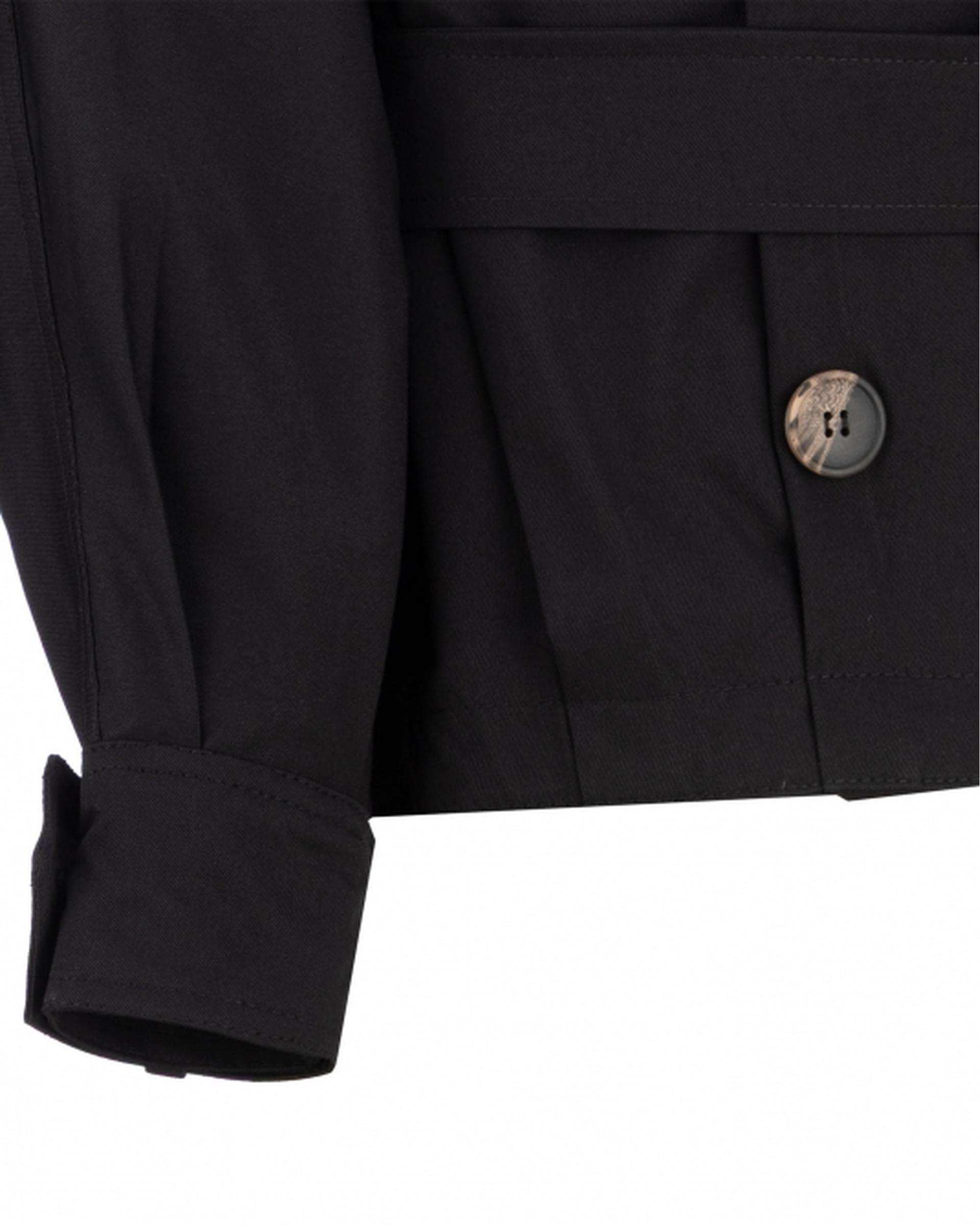 بامبر جکت زنانه کتان زارا مشکی السانا Elsana مدل یوتاب کد 2376