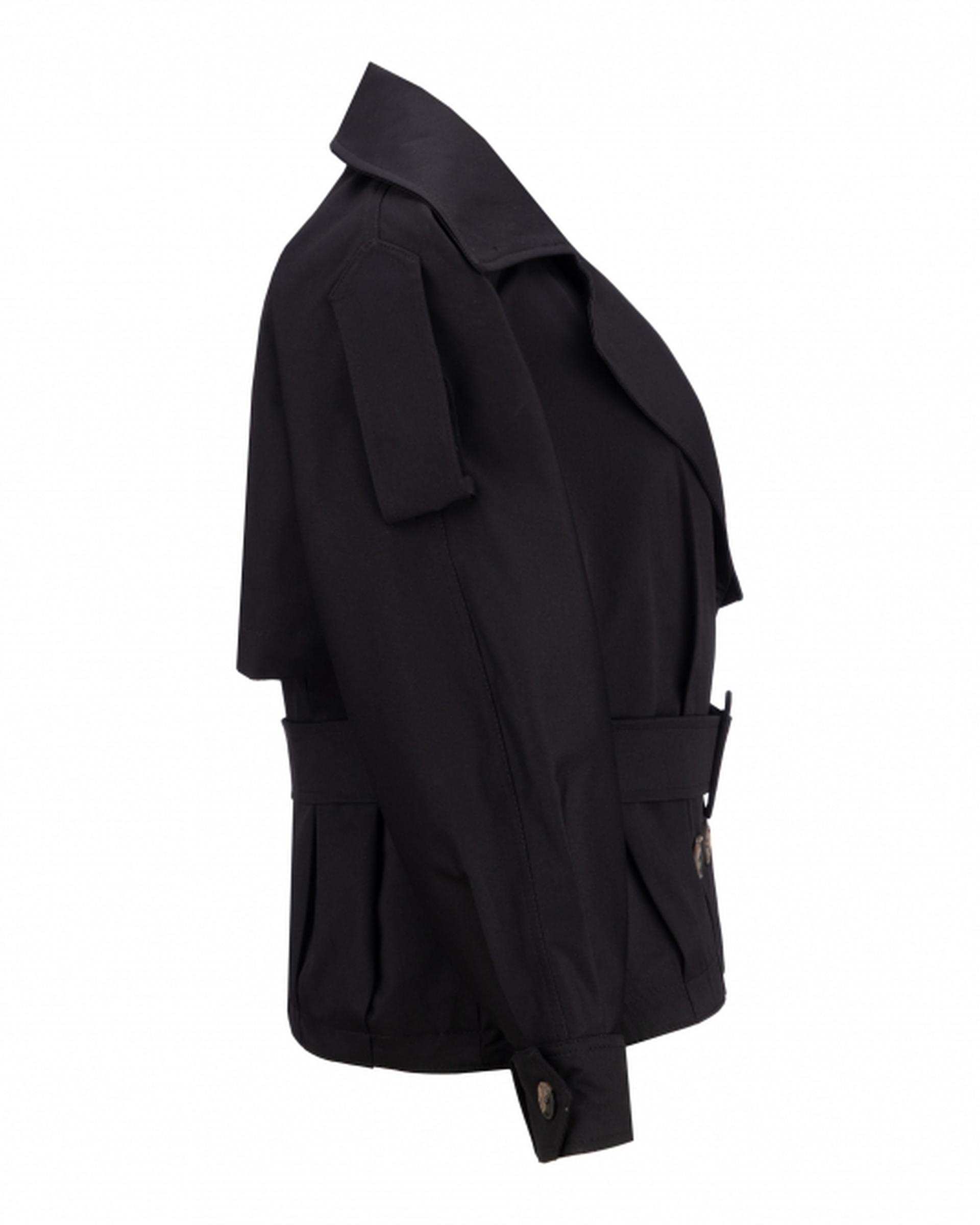 بامبر جکت زنانه کتان زارا مشکی السانا Elsana مدل یوتاب کد 2376