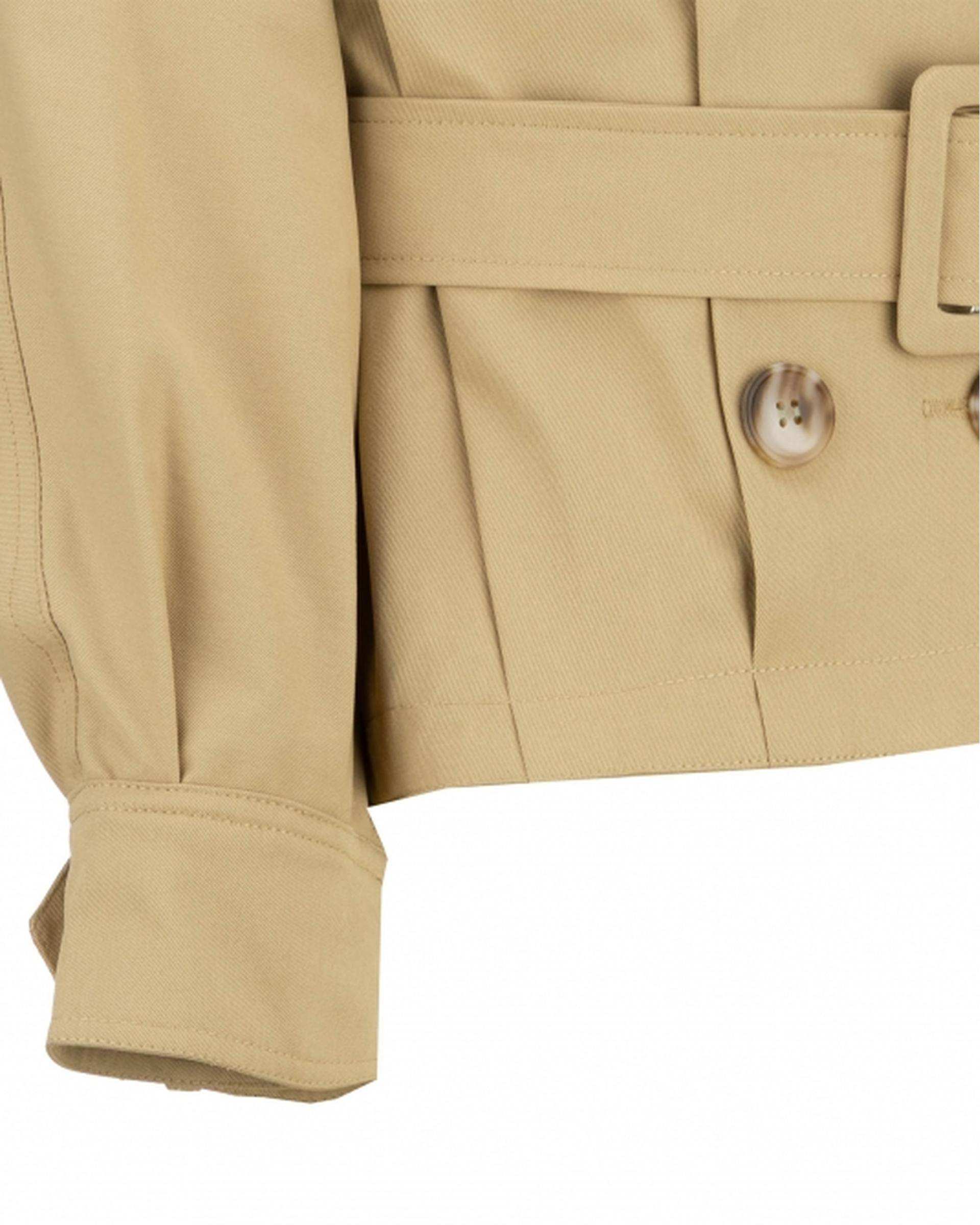 بامبر جکت زنانه کتان زارا کرم السانا Elsana مدل یوتاب کد 2376