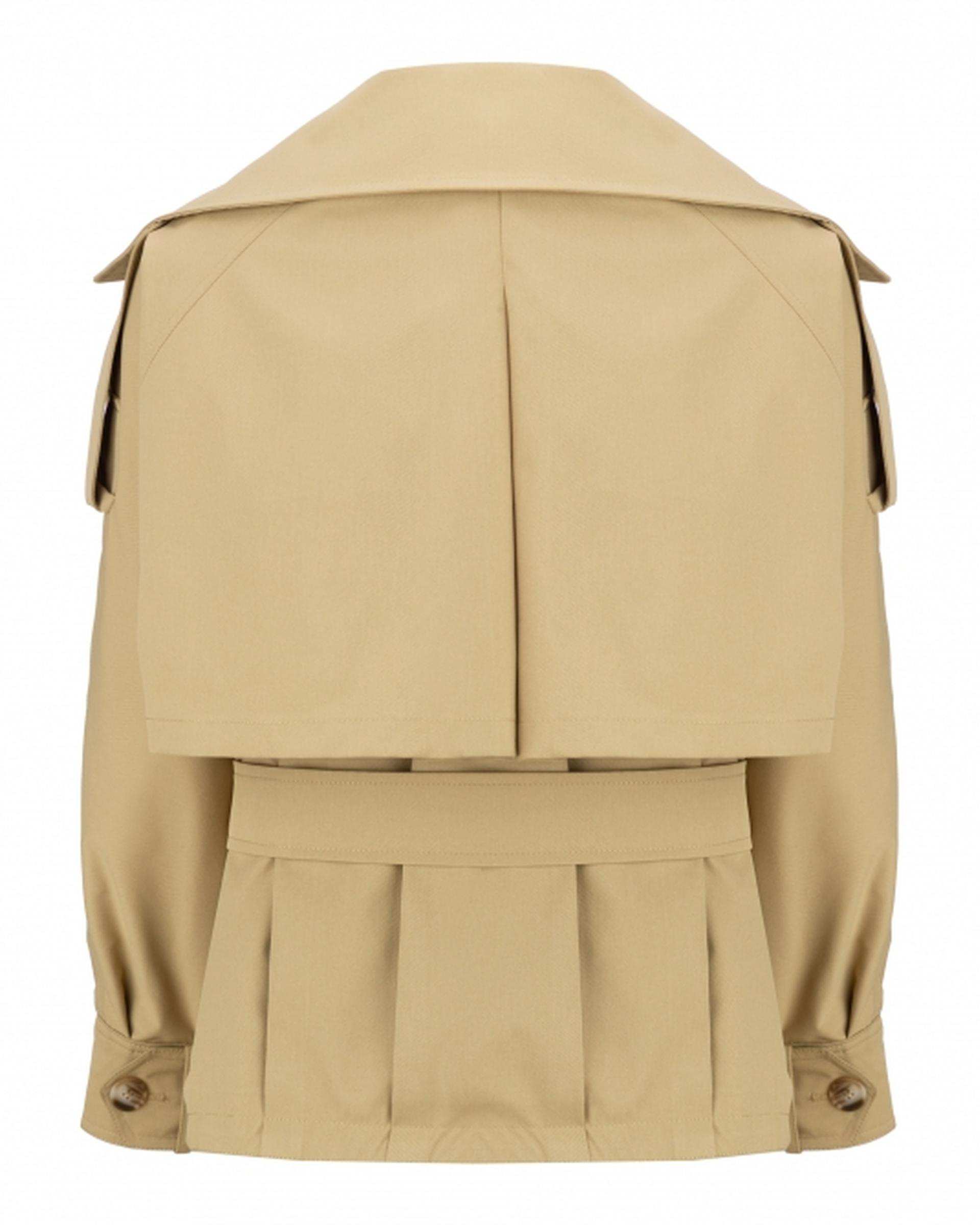 بامبر جکت زنانه کتان زارا کرم السانا Elsana مدل یوتاب کد 2376