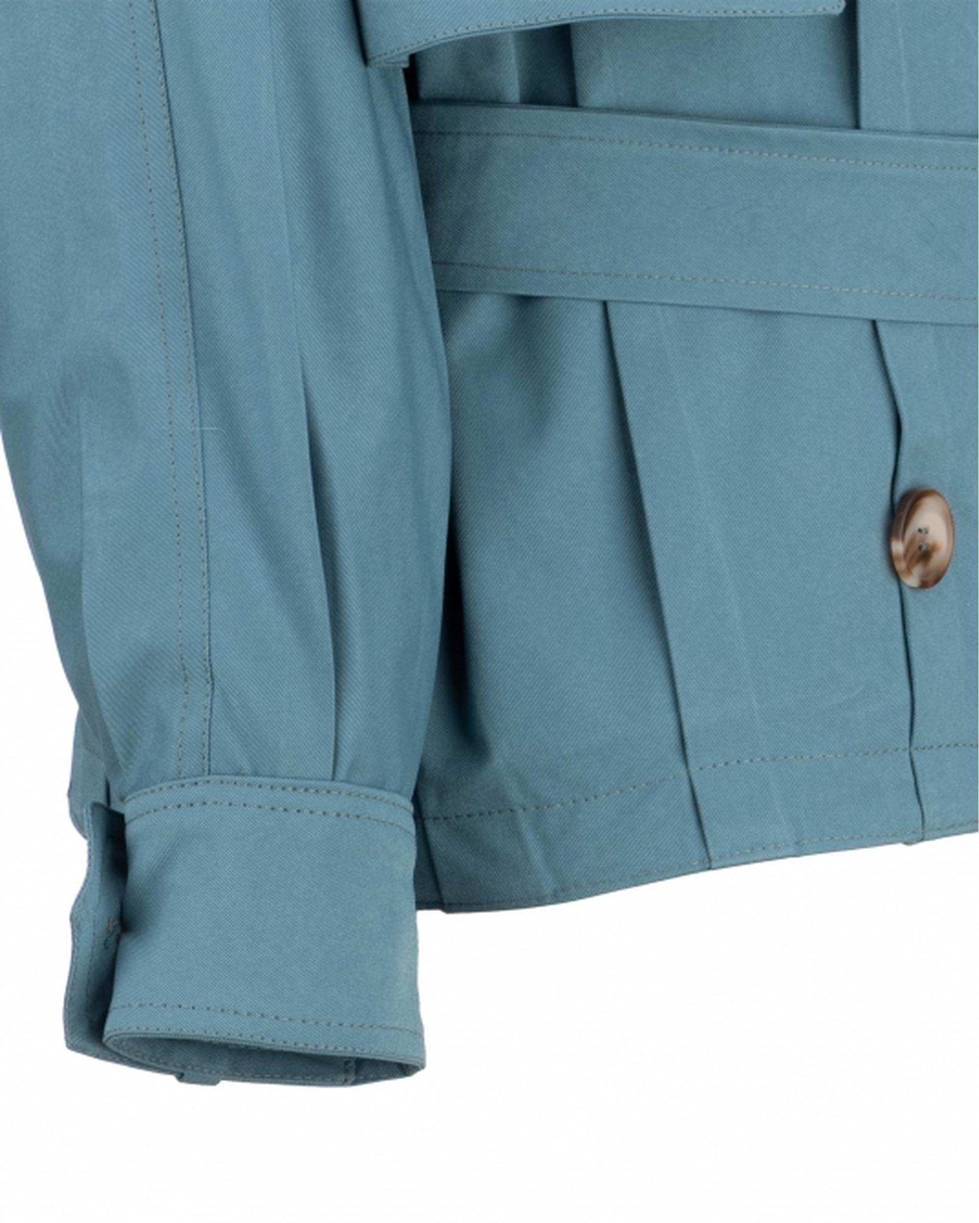 بامبر جکت زنانه کتان زارا سبز دریایی السانا Elsana مدل یوتاب کد 2376