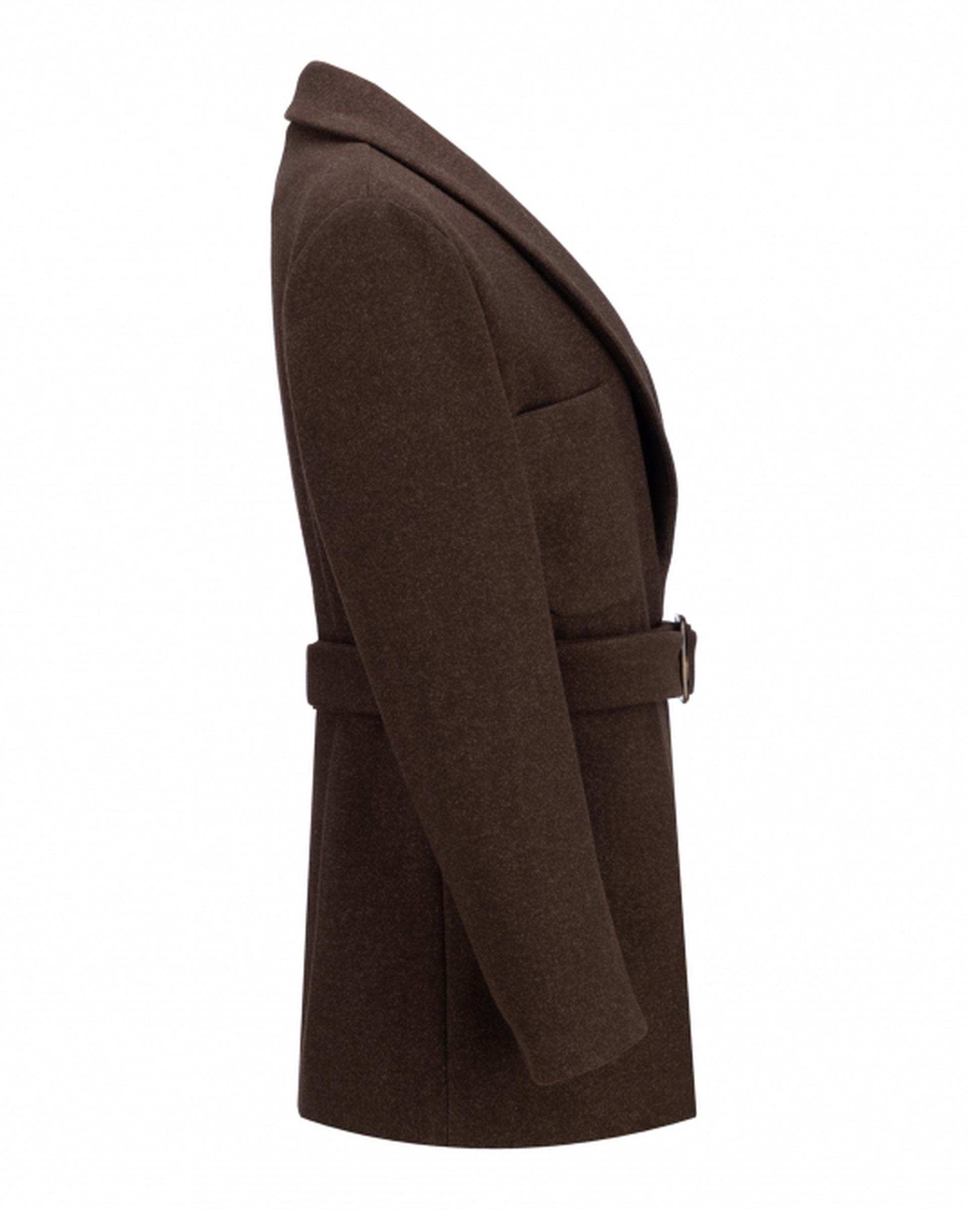 پالتو زنانه فوتر قهوه ای السانا Elsana مدل نیلفام کد 2377