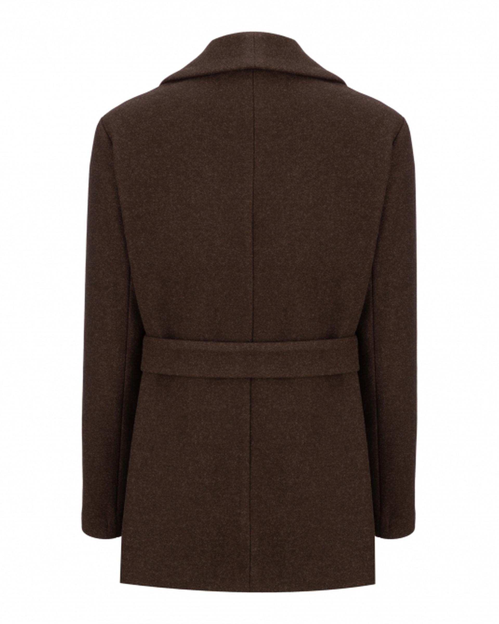 پالتو زنانه فوتر قهوه ای السانا Elsana مدل نیلفام کد 2377