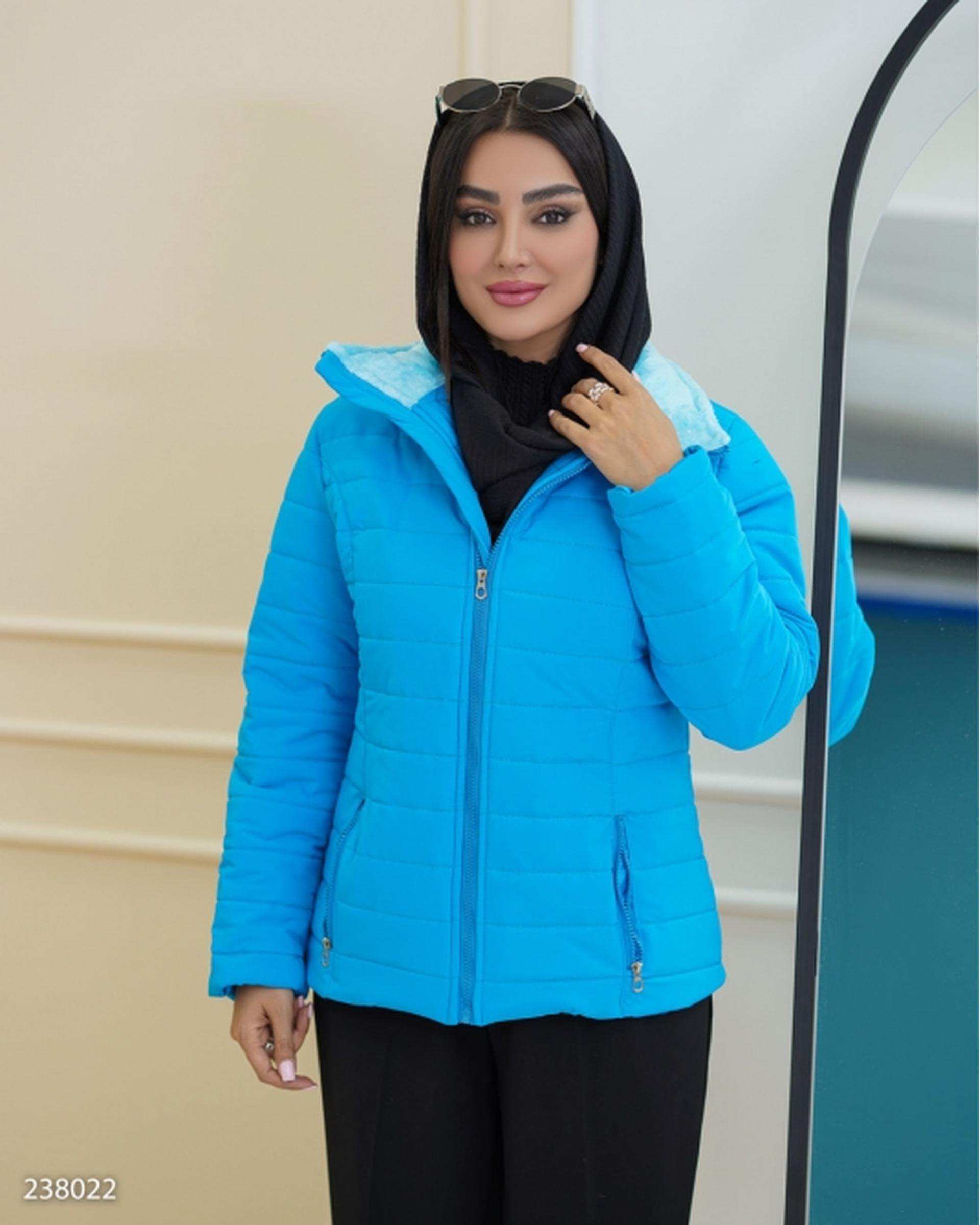 کاپشن زنانه آبی روشن السانا Elsana مدل آرمیس کد 2380