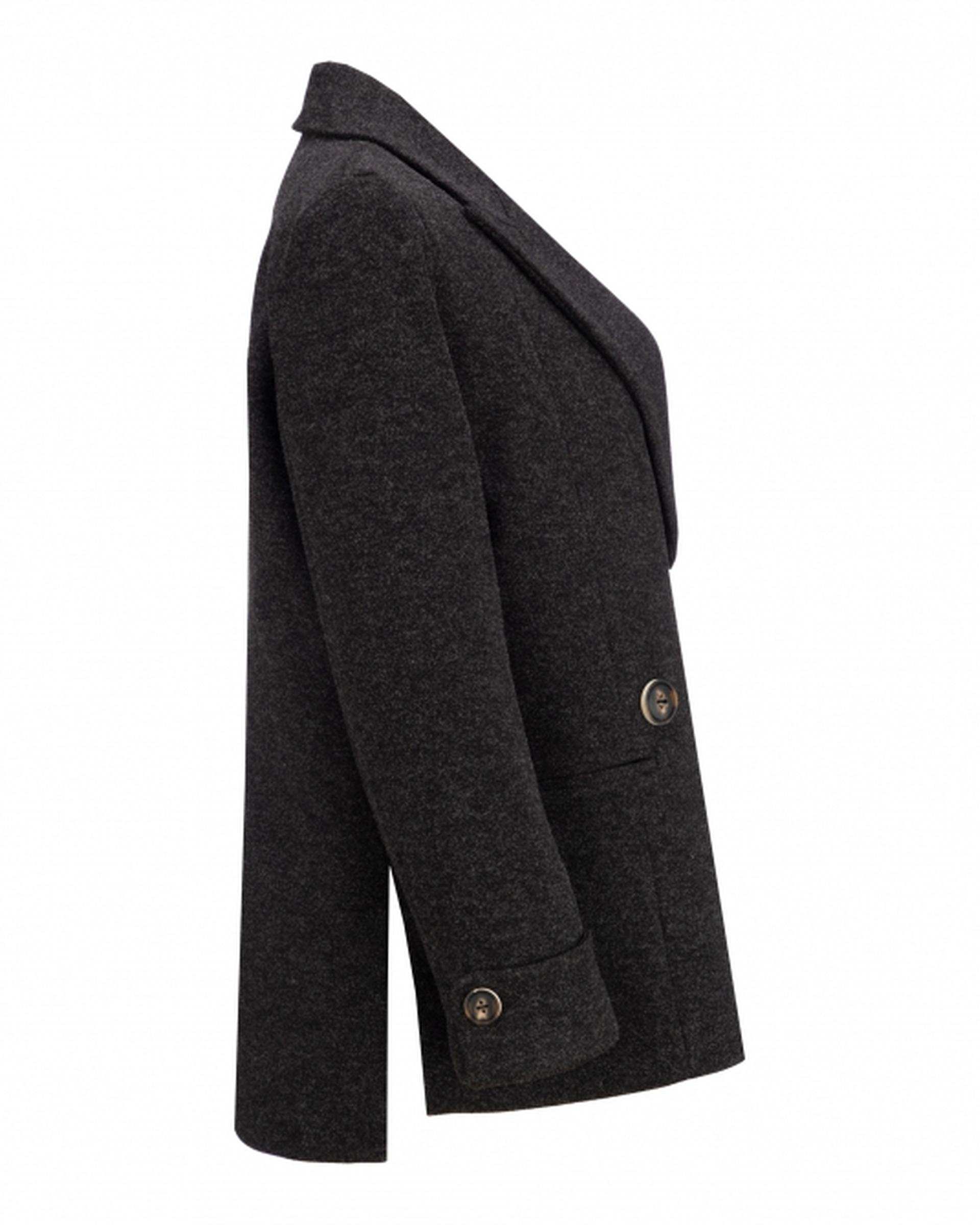 پالتو زنانه فوتر زغالی السانا Elsana مدل برشید کد 2381