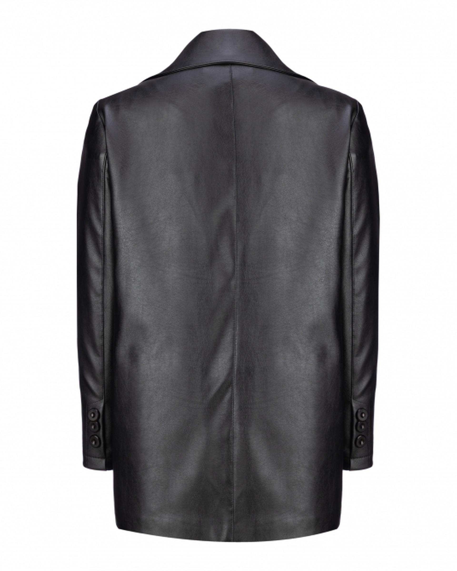 کت چرم زنانه مشکی السانا Elsana مدل بهسام کد 2384