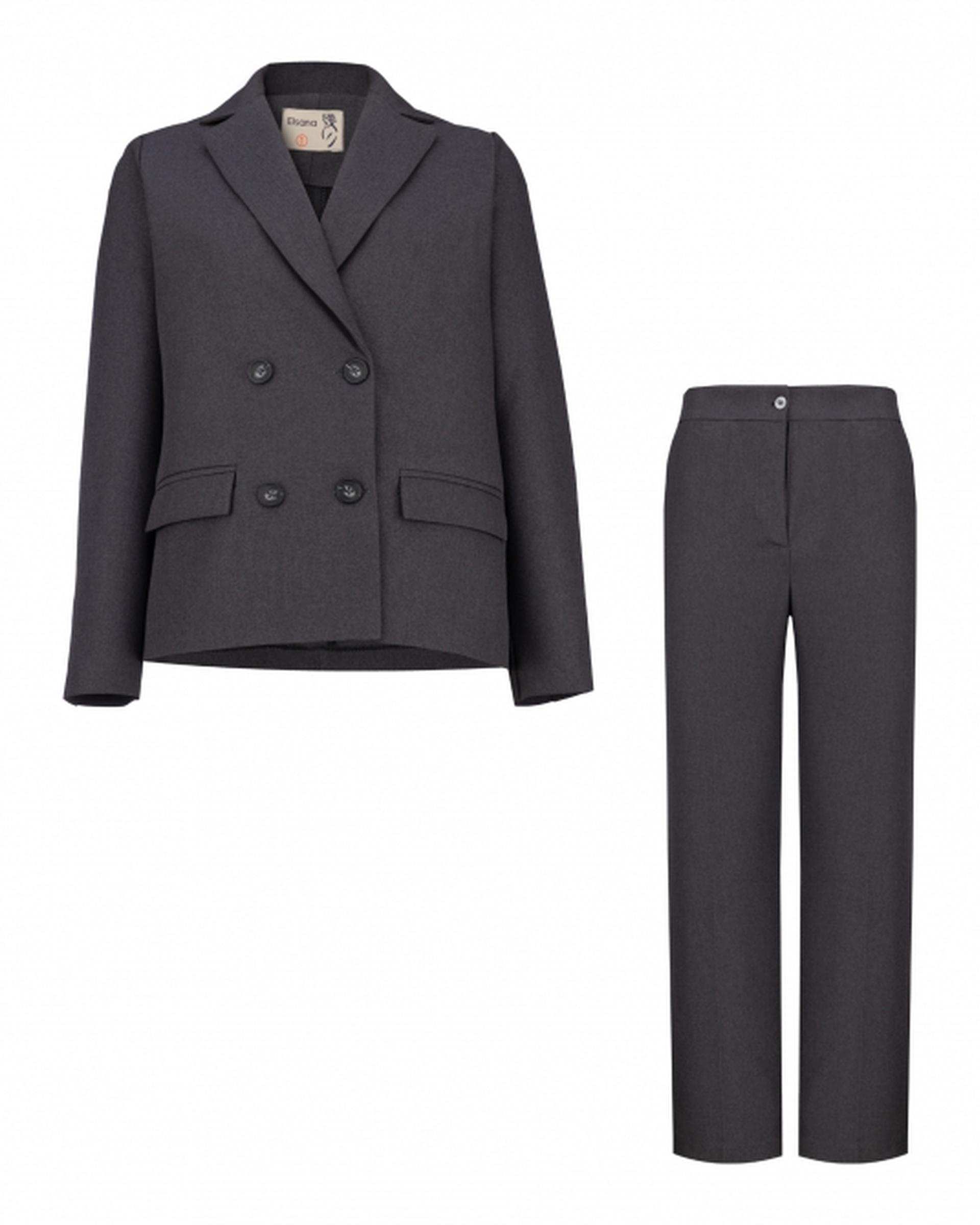 ست کت و شلوار زنانه مدادی السانا Elsana مدل روژدا کد 2393