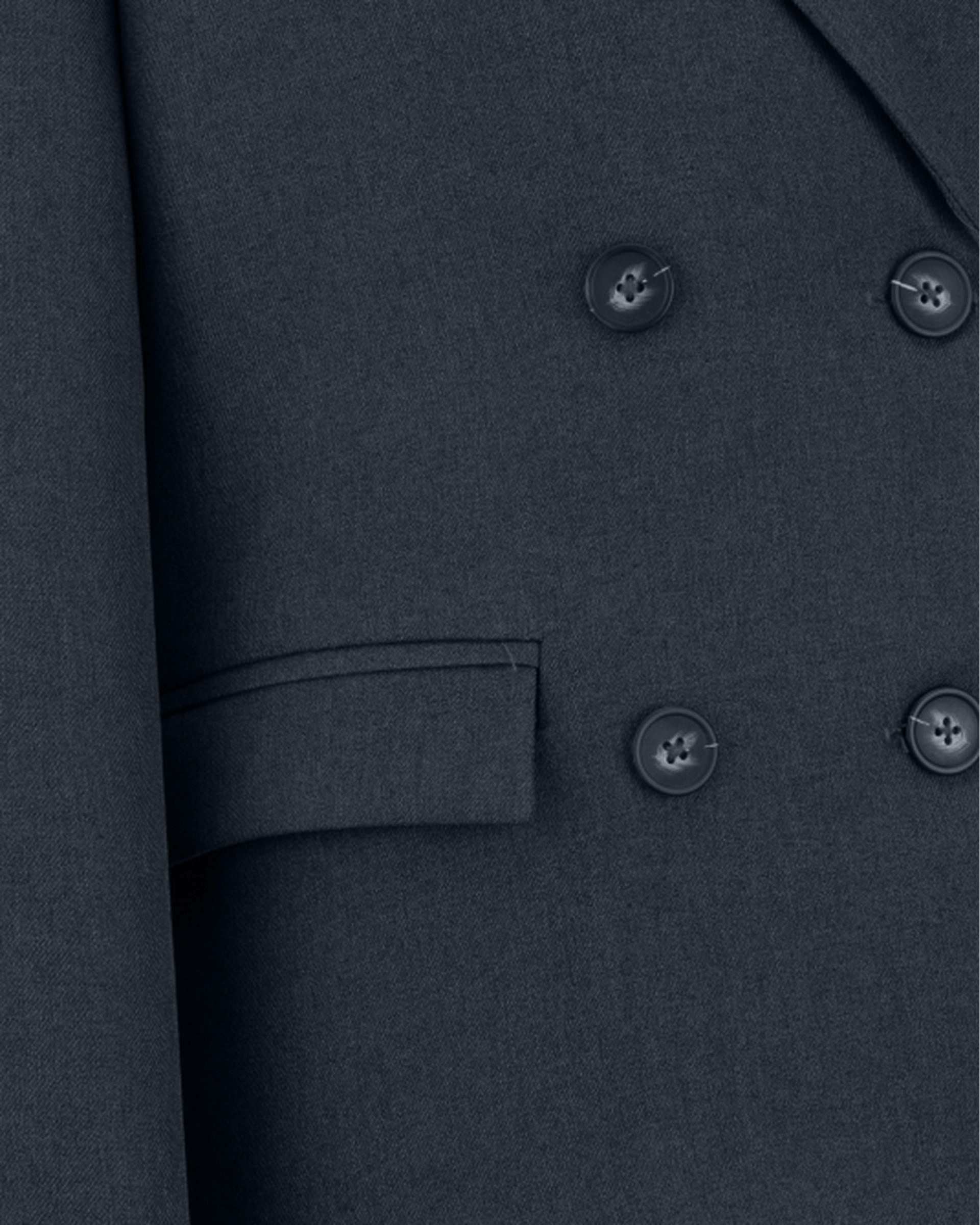 ست کت و شلوار زنانه آبی نفتی السانا Elsana مدل روژدا کد 2393