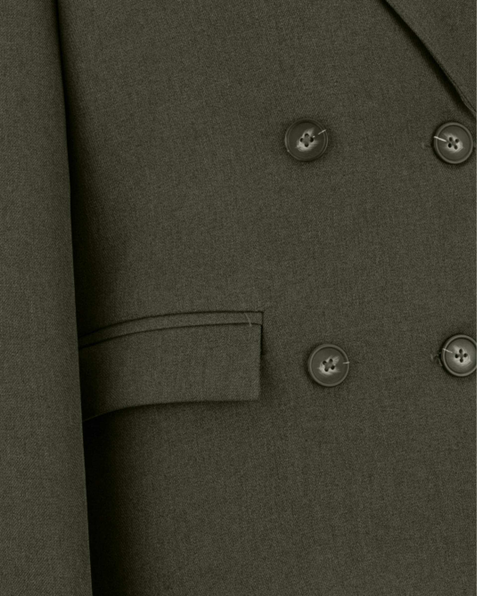 ست کت و شلوار زنانه سبز زیتونی السانا Elsana مدل روژدا کد 2393