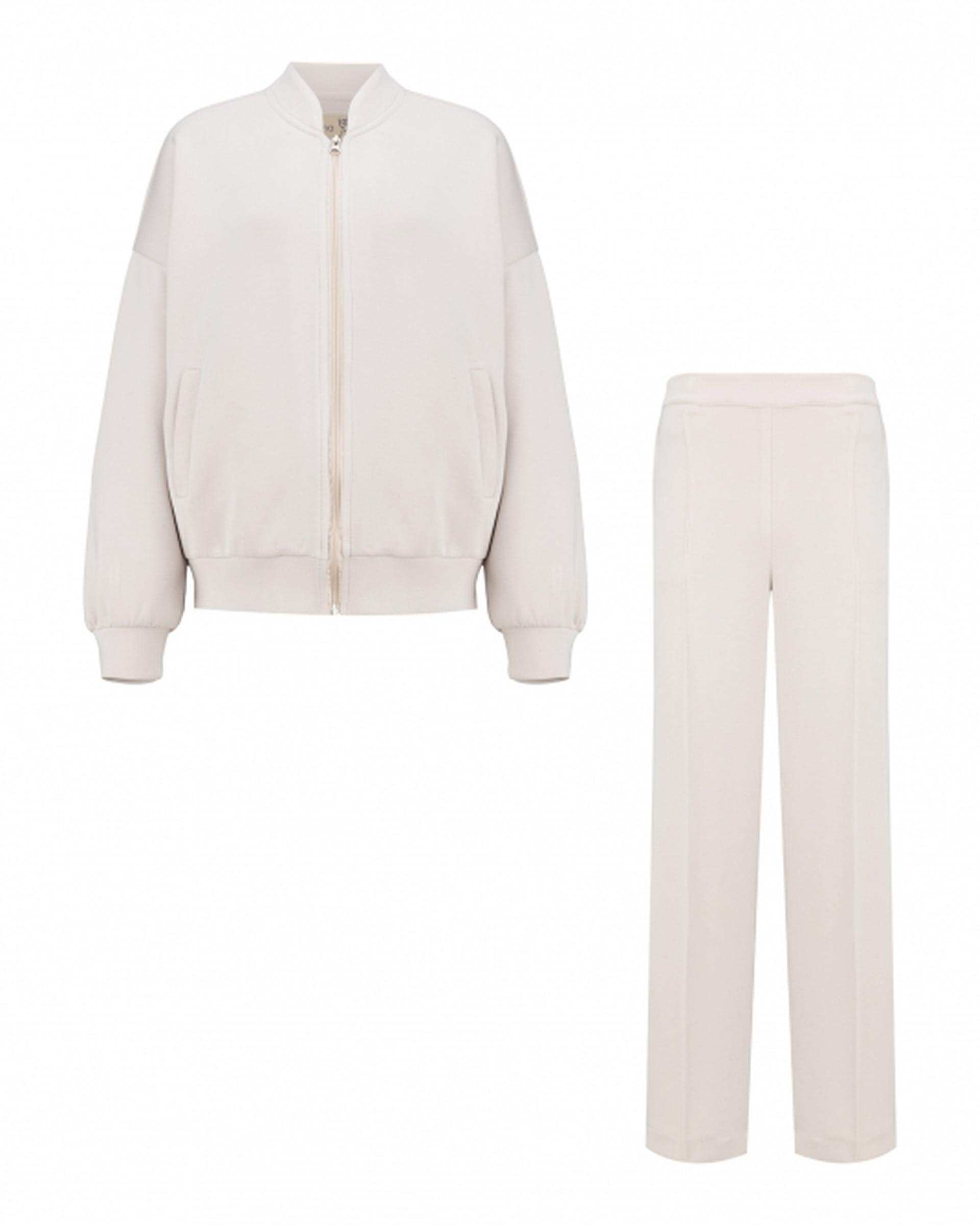 ست سویشرت و شلوار زنانه اویشو استخوانی السانا Elsana مدل روهان کد 2394