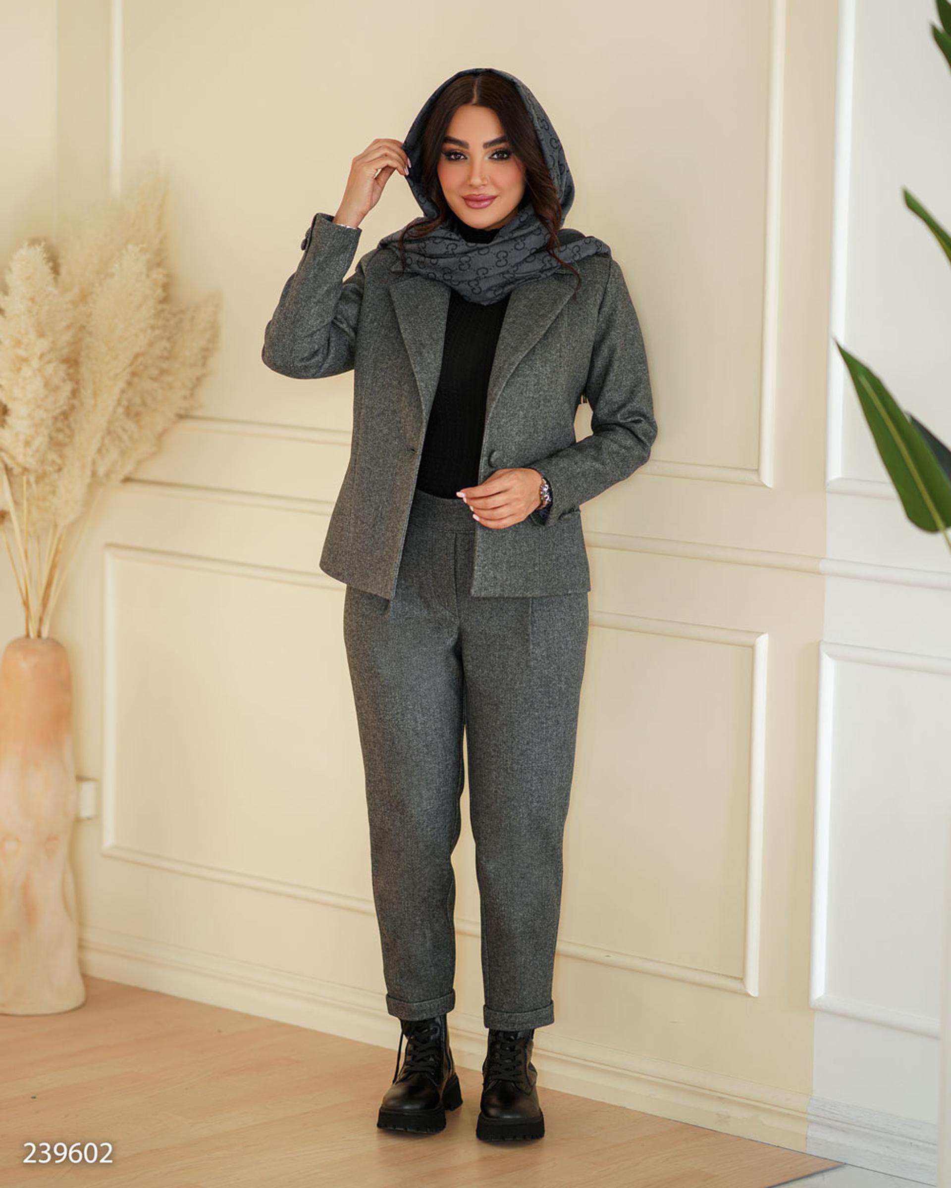 ست کت و شلوار زنانه فوتر نوک مدادی السانا Elsana مدل ژیرو کد 2396