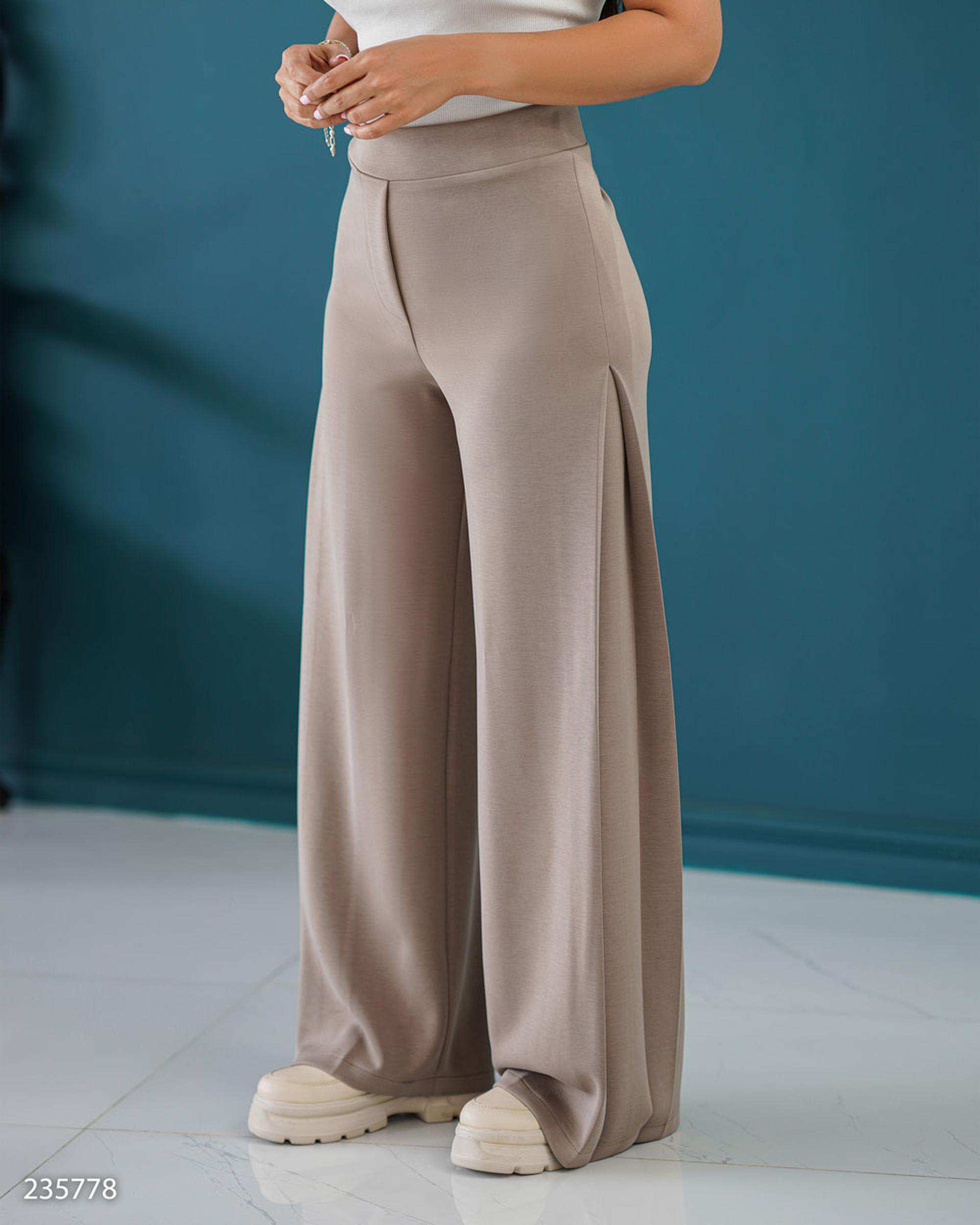 شلوار زنانه اویشو خاکی السانا Elsana مدل لیدو کد 2357