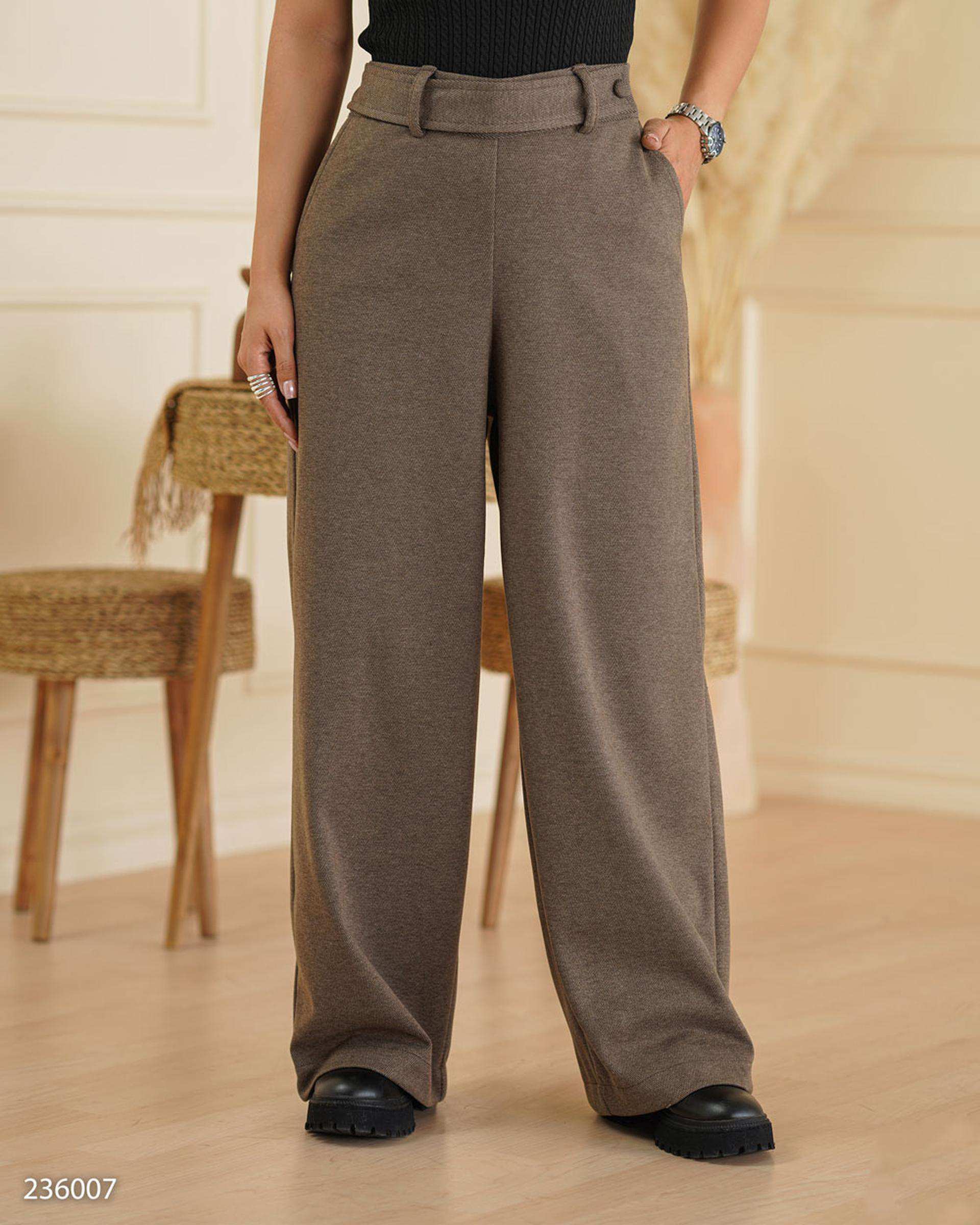 شلوار زنانه فوتر شکلاتی السانا Elsana مدل رویدا کد 2360