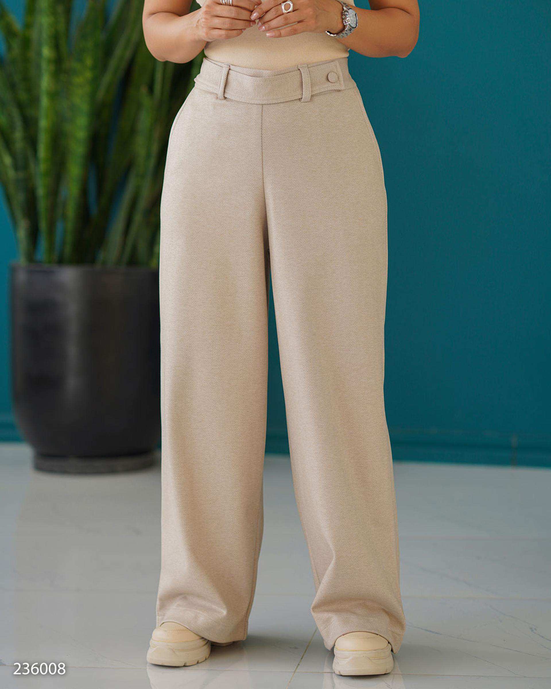 شلوار زنانه فوتر کرم السانا Elsana مدل رویدا کد 2360