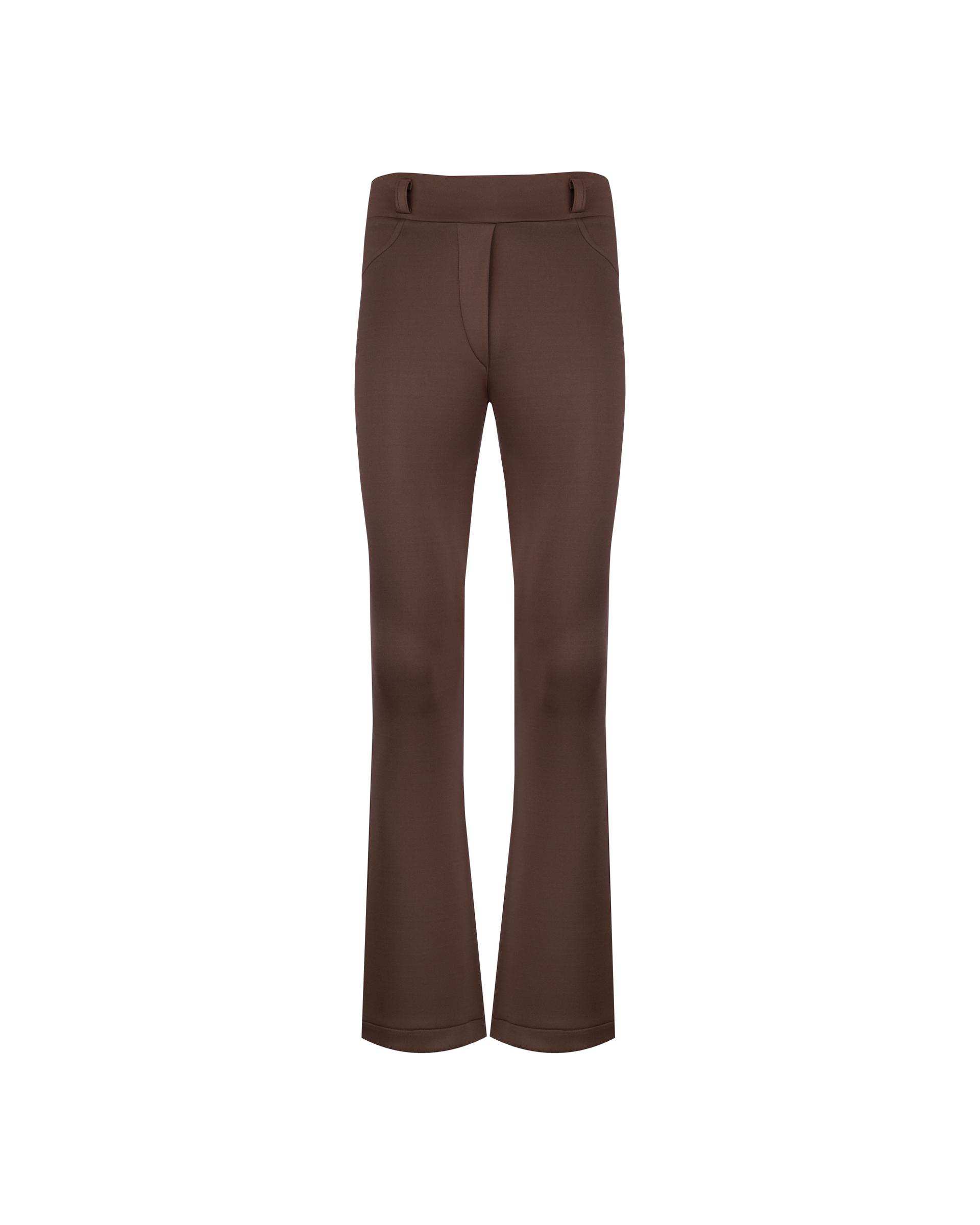 شلوار بوت کات زنانه اویشو شکلاتی السانا Elsana مدل یاسیما کد 2382