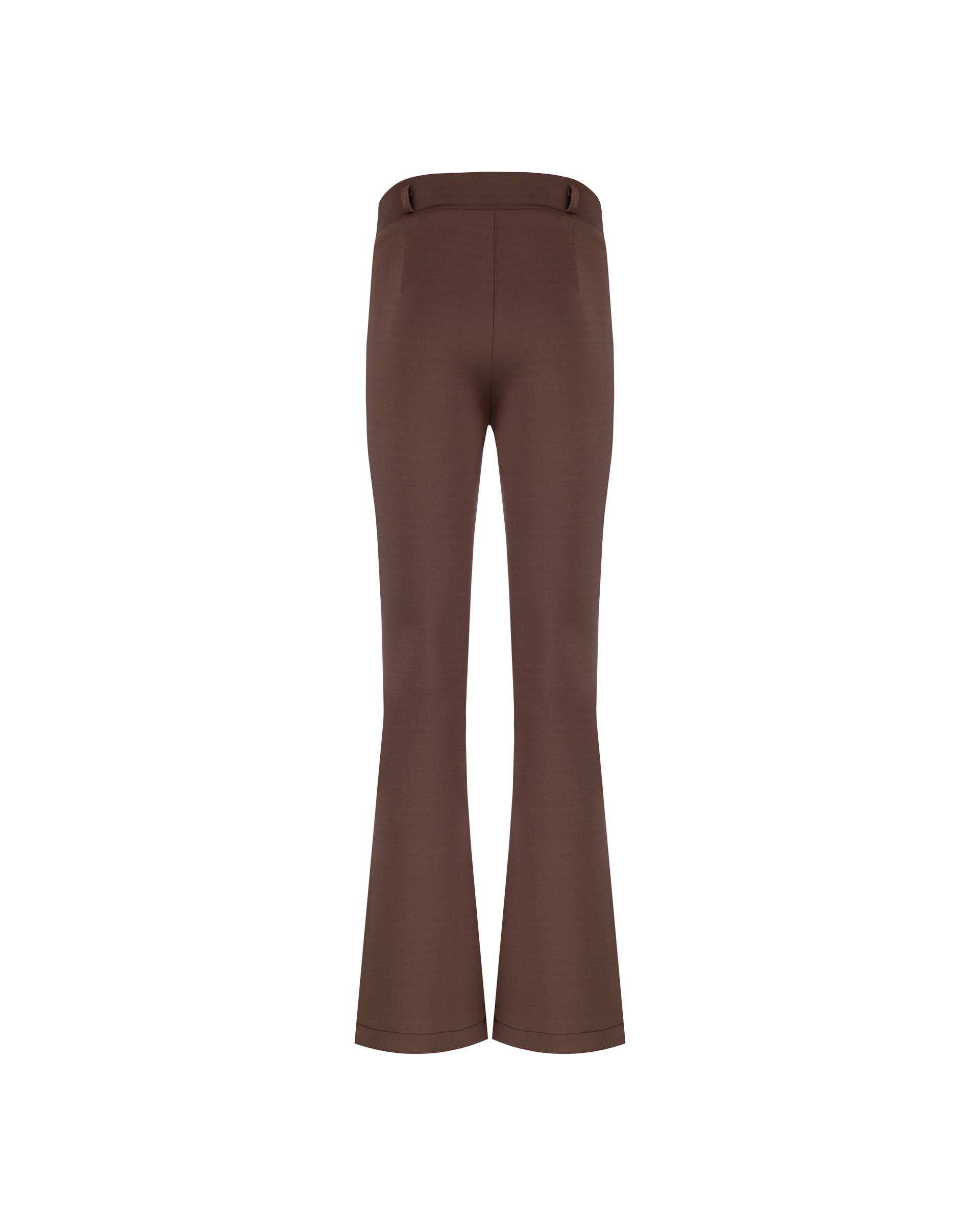 شلوار بوت کات زنانه اویشو شکلاتی السانا Elsana مدل یاسیما کد 2382