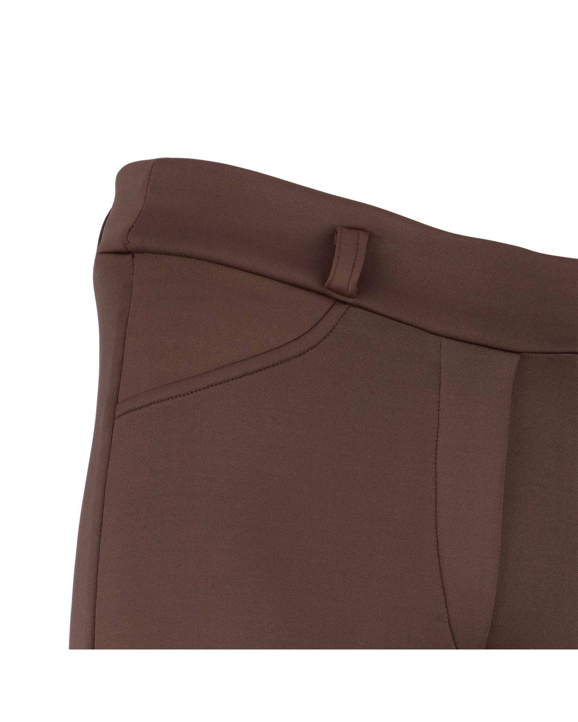 شلوار بوت کات زنانه اویشو شکلاتی السانا Elsana مدل یاسیما کد 2382