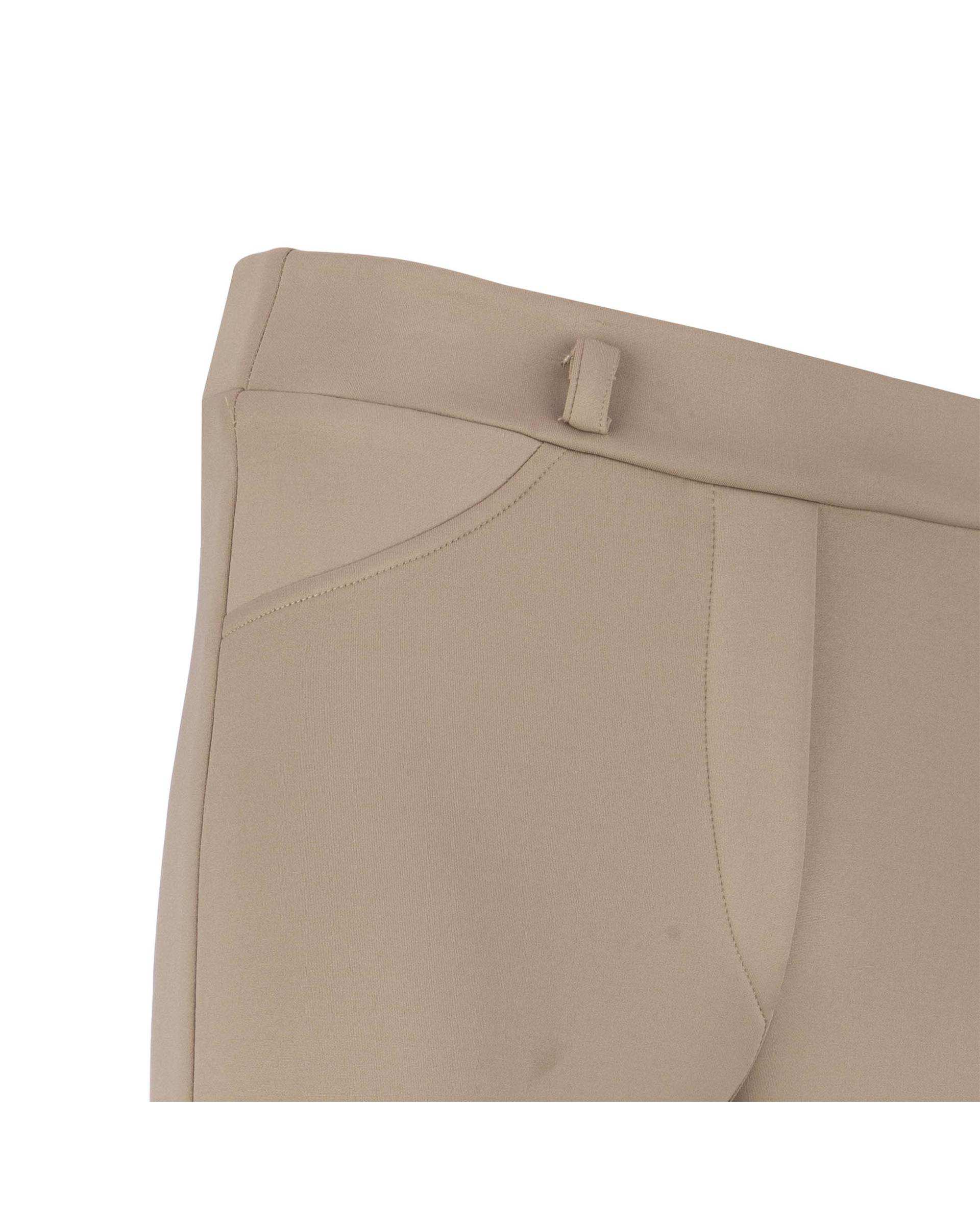 شلوار بوت کات زنانه اویشو خاکی السانا Elsana مدل یاسیما کد 2382