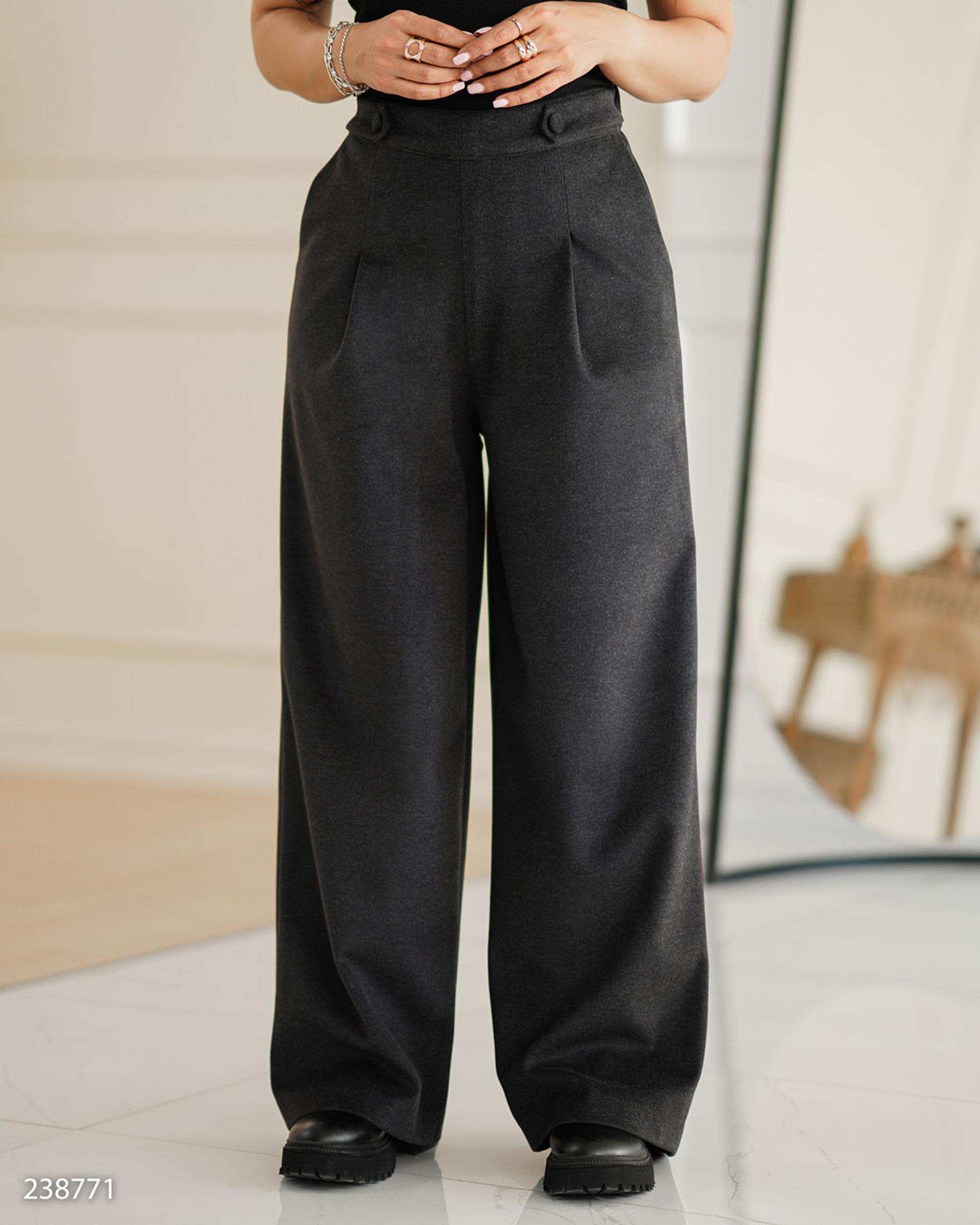 شلوار بگ زنانه فوتر جیر زغالی السانا Elsana مدل ماتیسا کد 2387