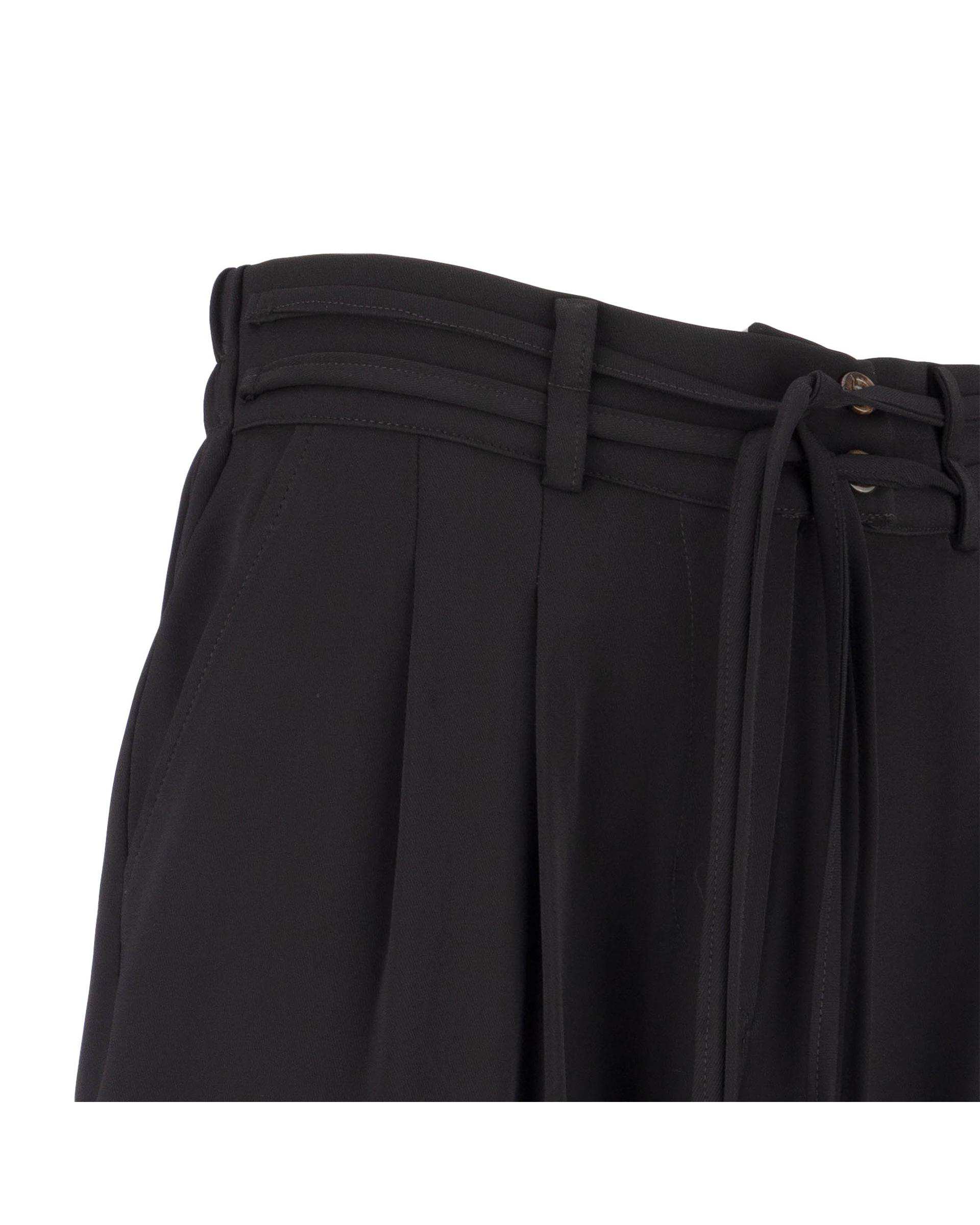 شلوار بگ زنانه کرپ مشکی السانا Elsana مدل آرکیا کد 2398