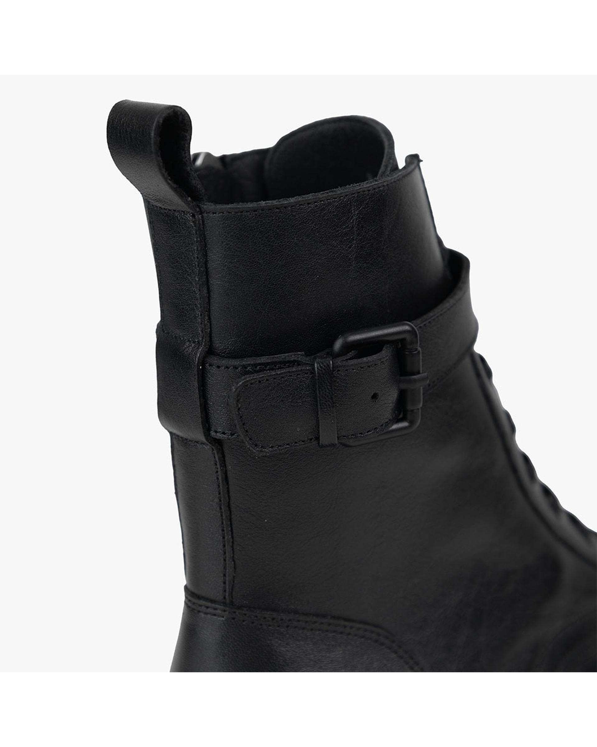 بوت چرم زنانه طبی مشکی برتونیکس Berttonix کد B 131