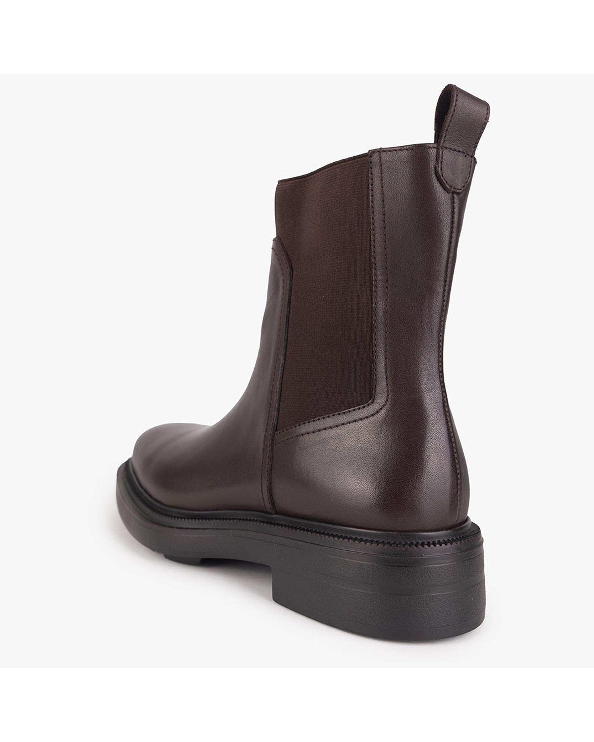 بوت چرم زنانه طبی قهوه ای برتونیکس Berttonix کد ES-4057