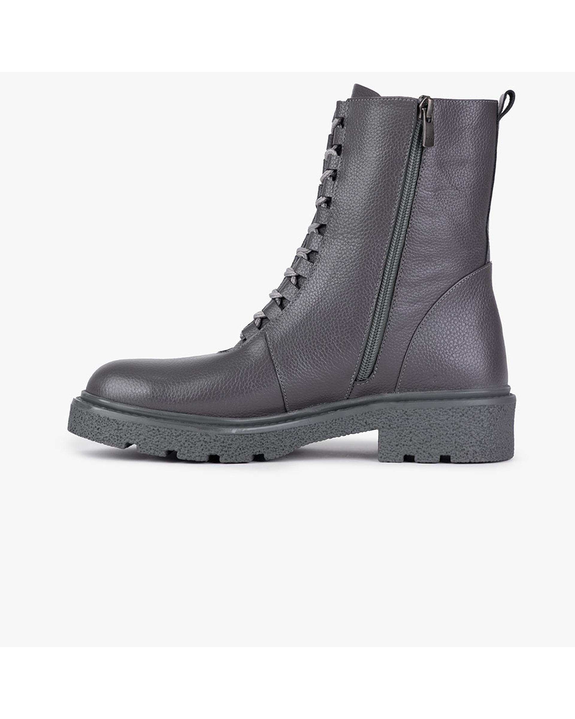 بوت چرم زنانه طبی طوسی برتونیکس Berttonix کد A-3020