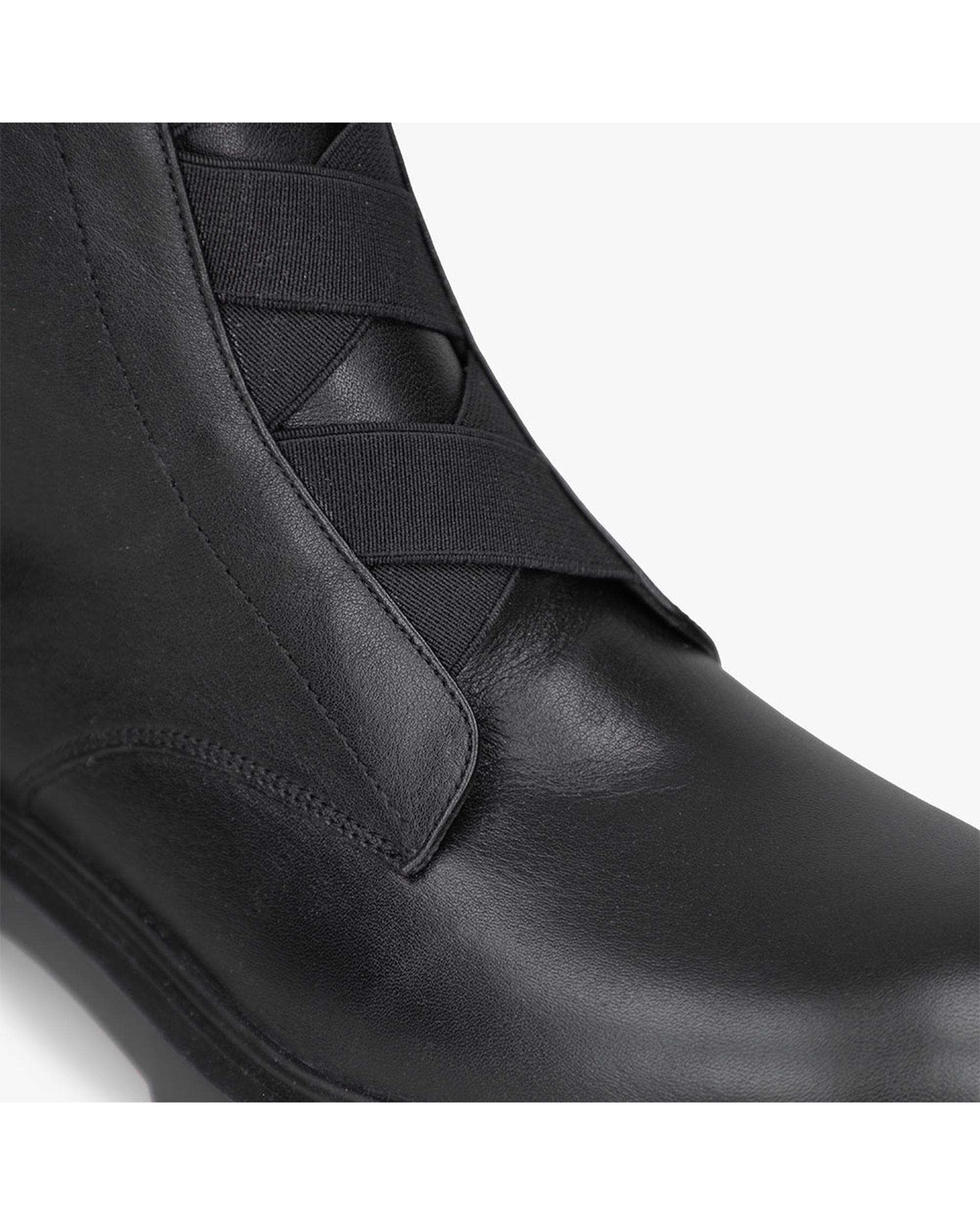 بوت چرم زنانه طبی مشکی برتونیکس Berttonix کد 3030