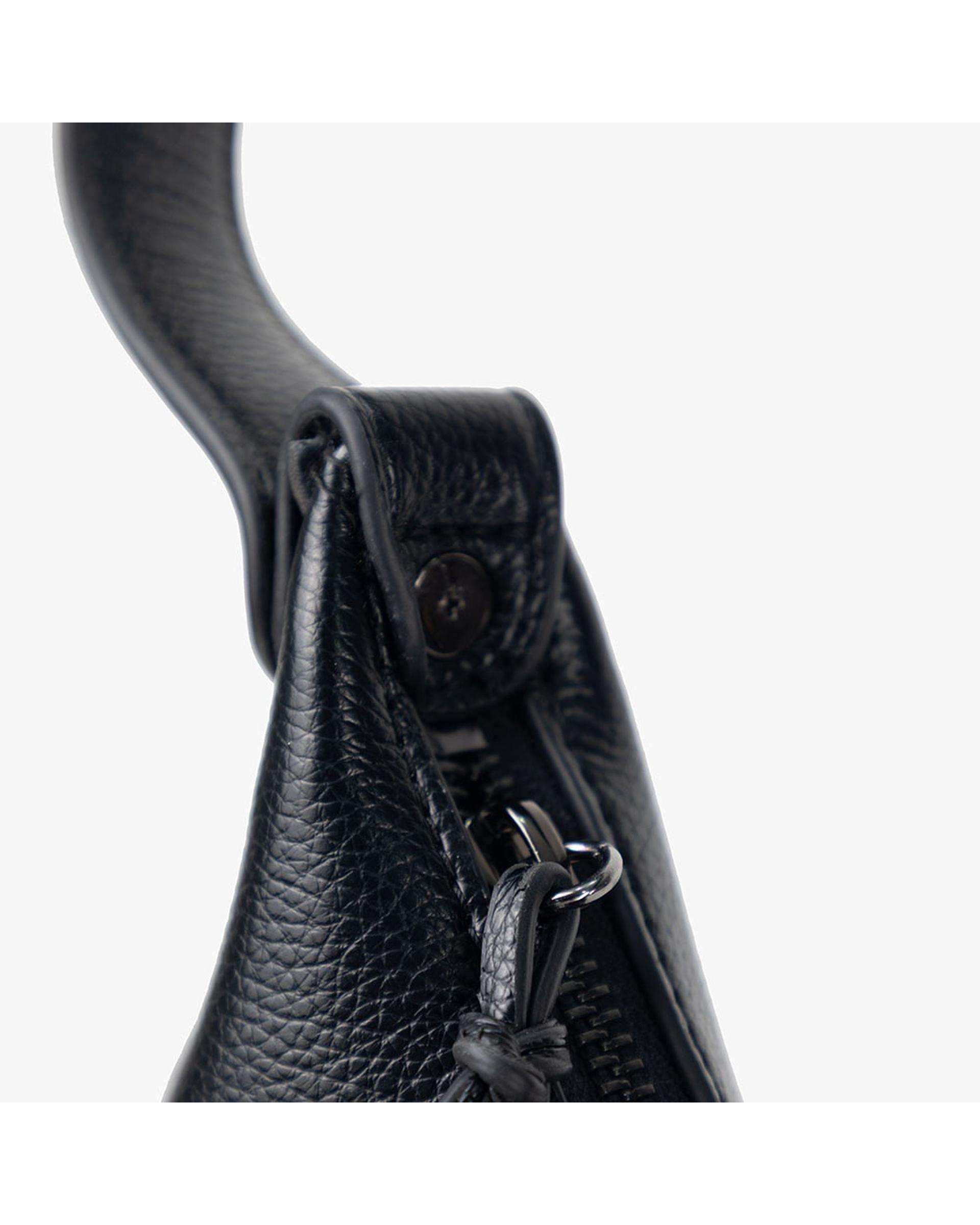 کیف دستی چرم زنانه مشکی برتونیکس Berttonix کد R-25003 به همراه جاکارتی