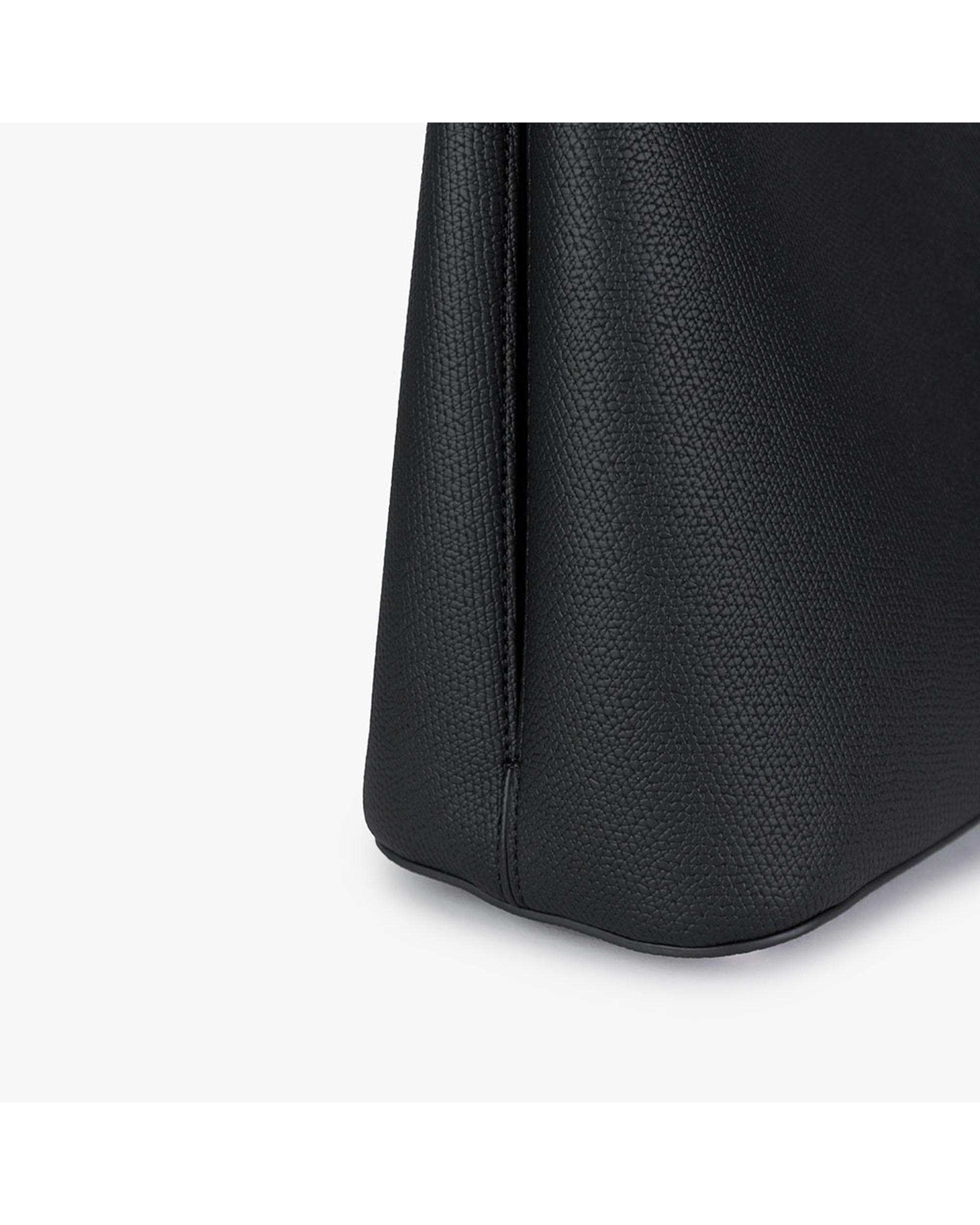 کیف دستی چرم زنانه مشکی برتونیکس Berttonix کد R-25002 به همراه جاکارتی