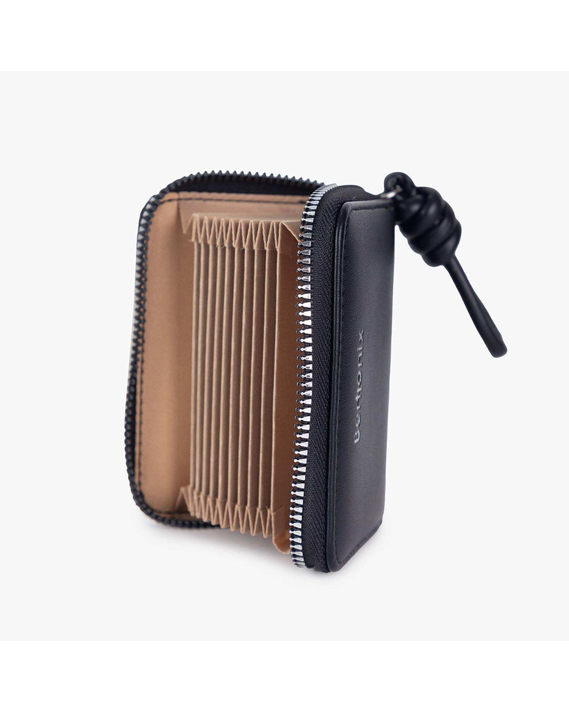 کیف دستی چرم زنانه مشکی برتونیکس Berttonix کد R-25005 به همراه جاکارتی