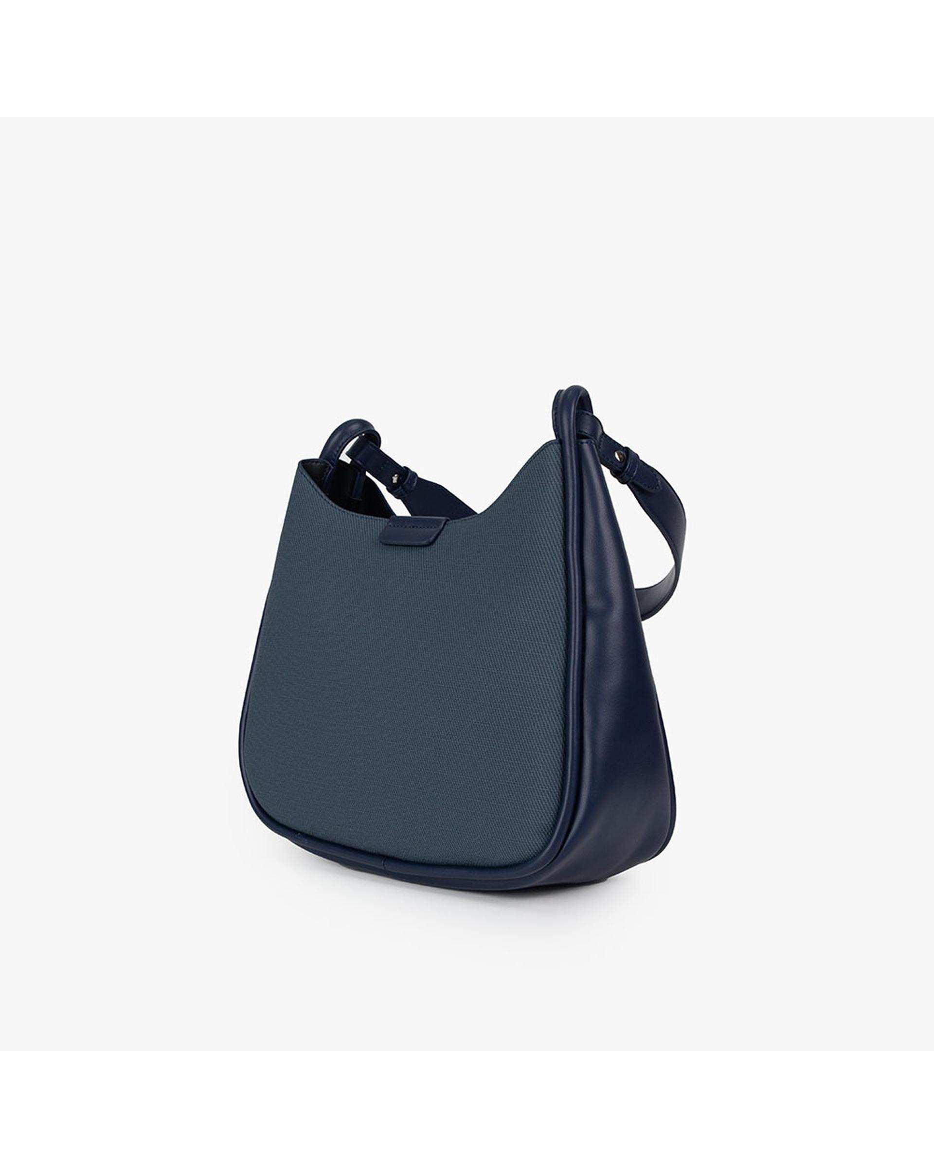 کیف دوشی زنانه سرمه ای برتونیکس Berttonix کد R-25006 به همراه جاکارتی