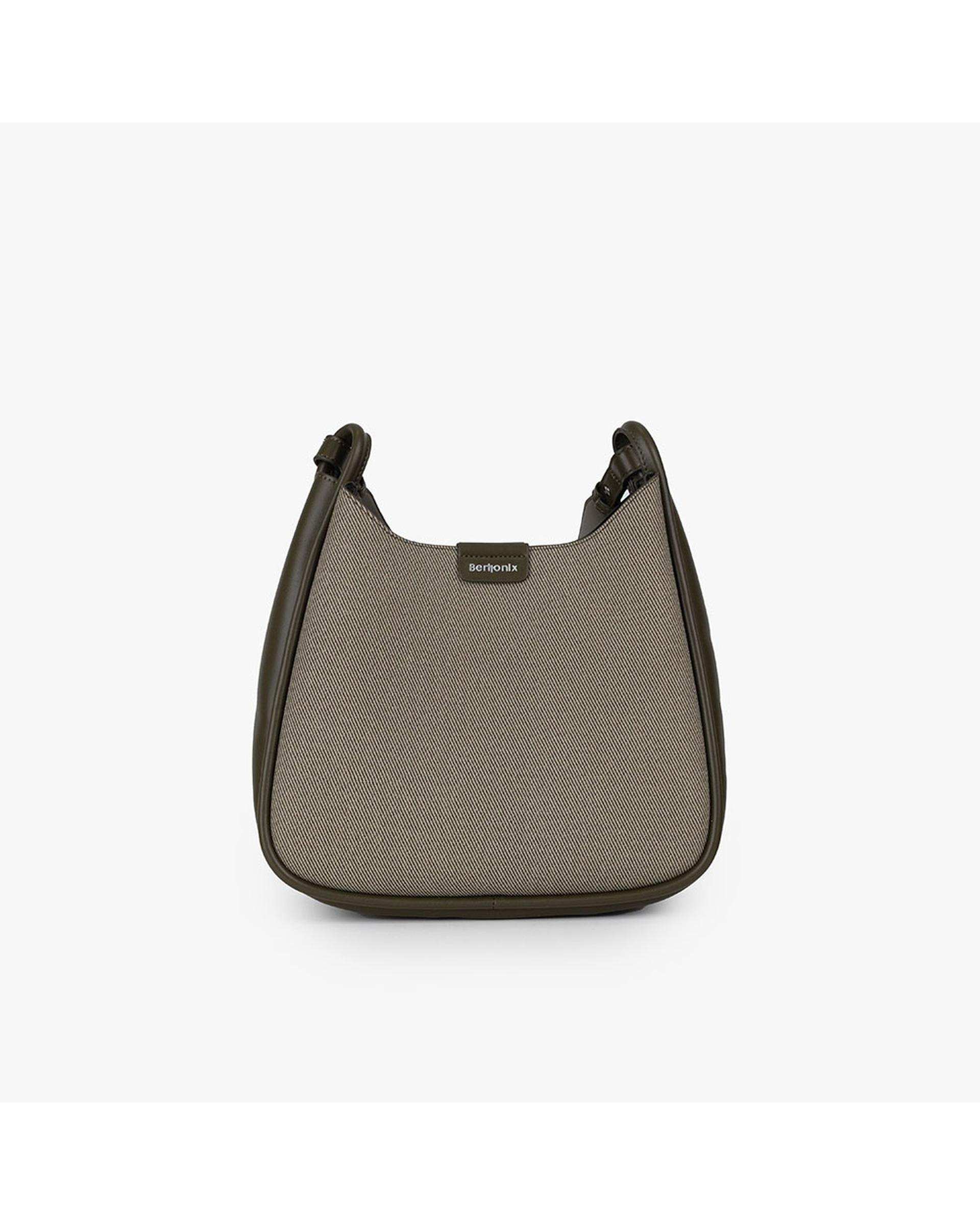 کیف دوشی زنانه سبز برتونیکس Berttonix کد R-25006 به همراه جاکارتی