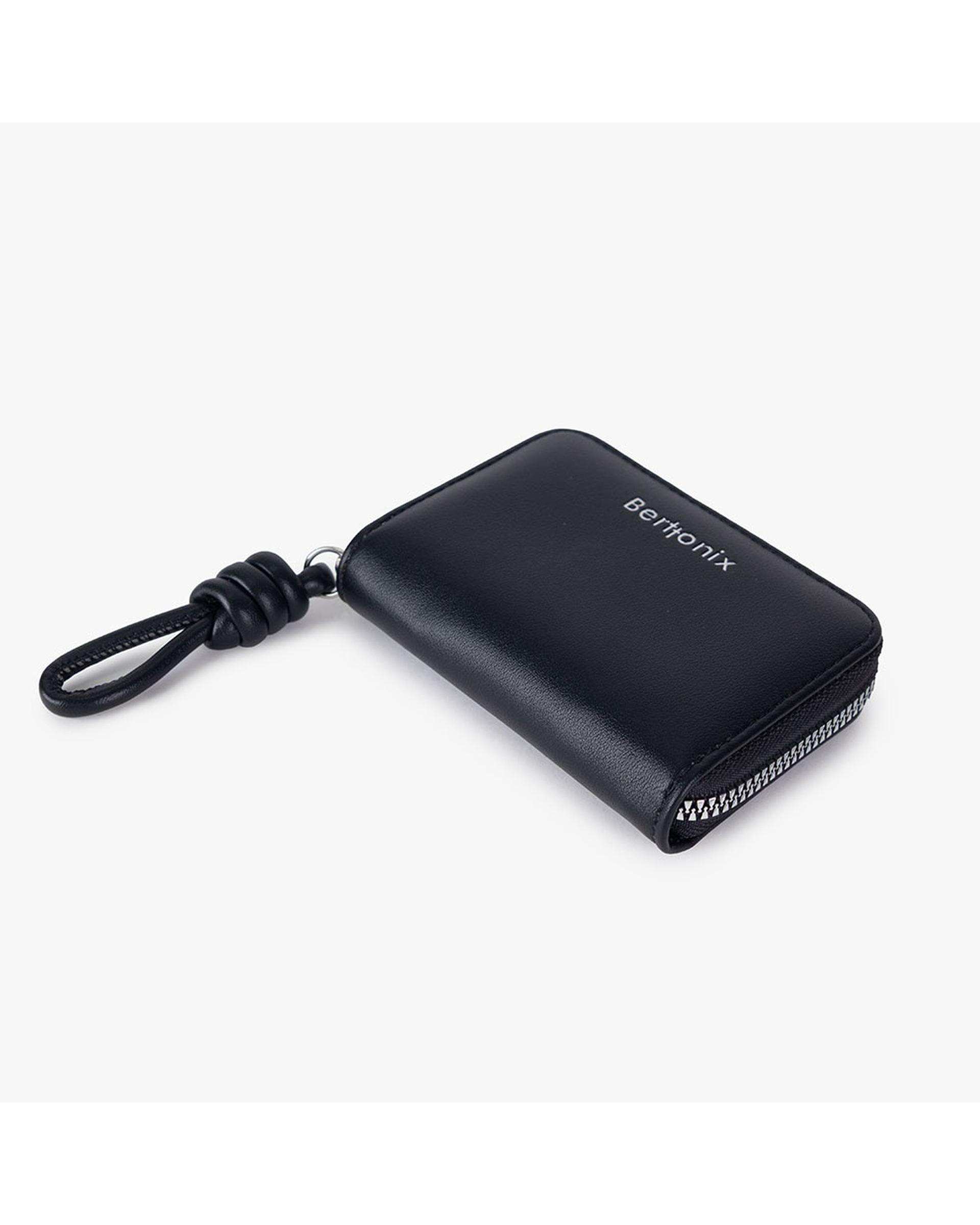 کیف دوشی زنانه مشکی برتونیکس Berttonix کد R-25006 به همراه جاکارتی