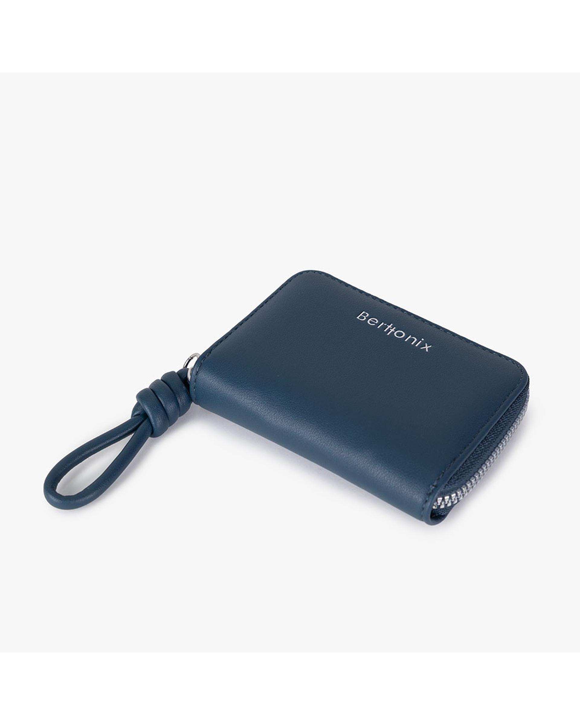 کیف دستی زنانه سرمه ای برتونیکس Berttonix کد R-25008 به همراه جاکارتی