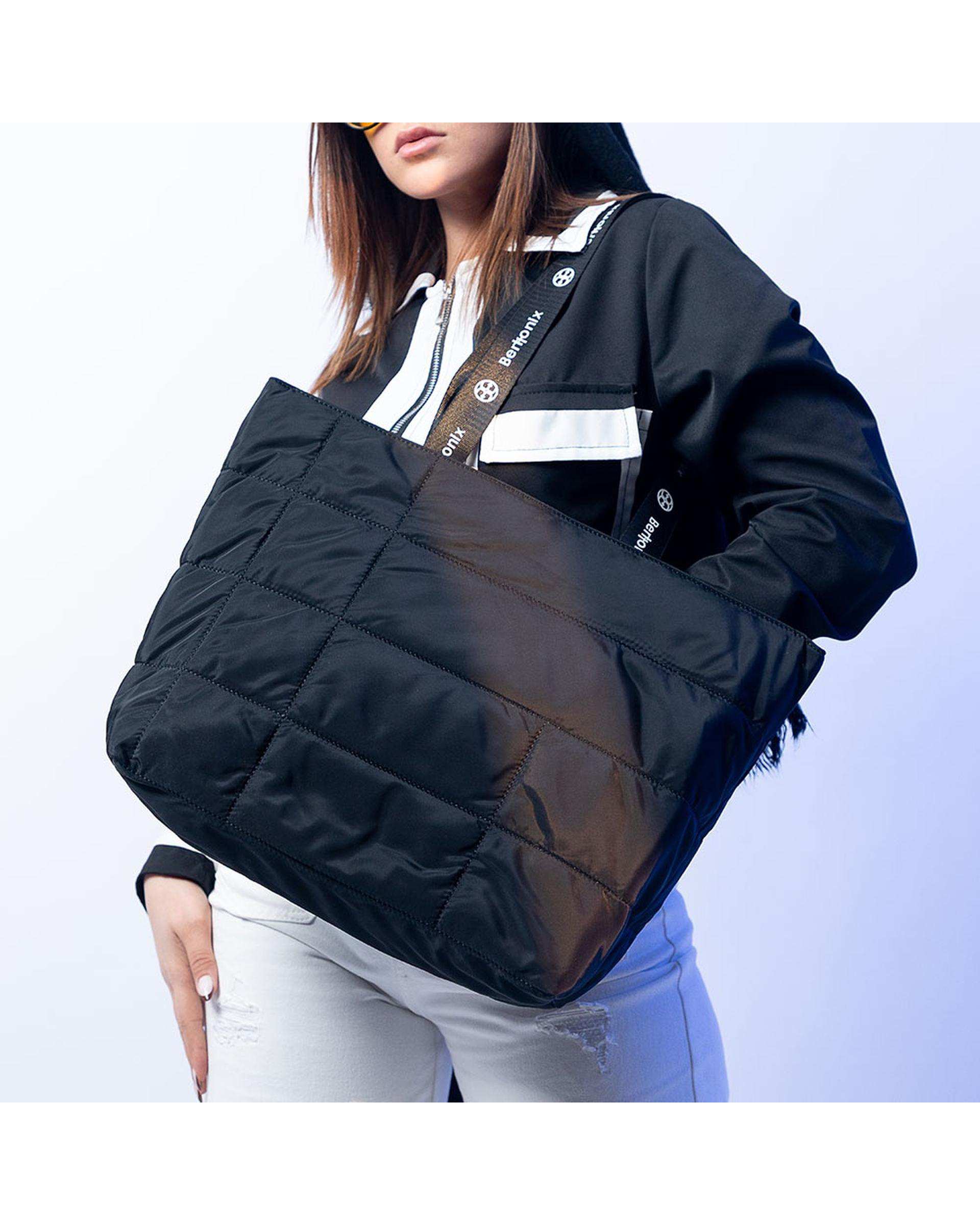 کیف دستی زنانه مشکی برتونیکس Berttonix کد R-25008 به همراه جاکارتی